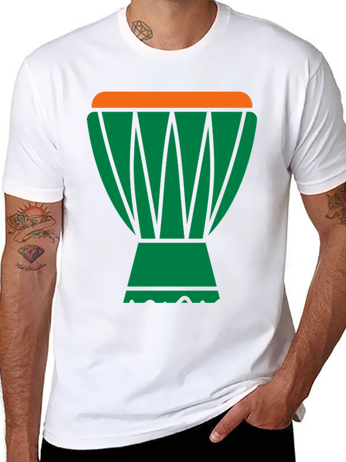 Drum Graphic Tee - Black