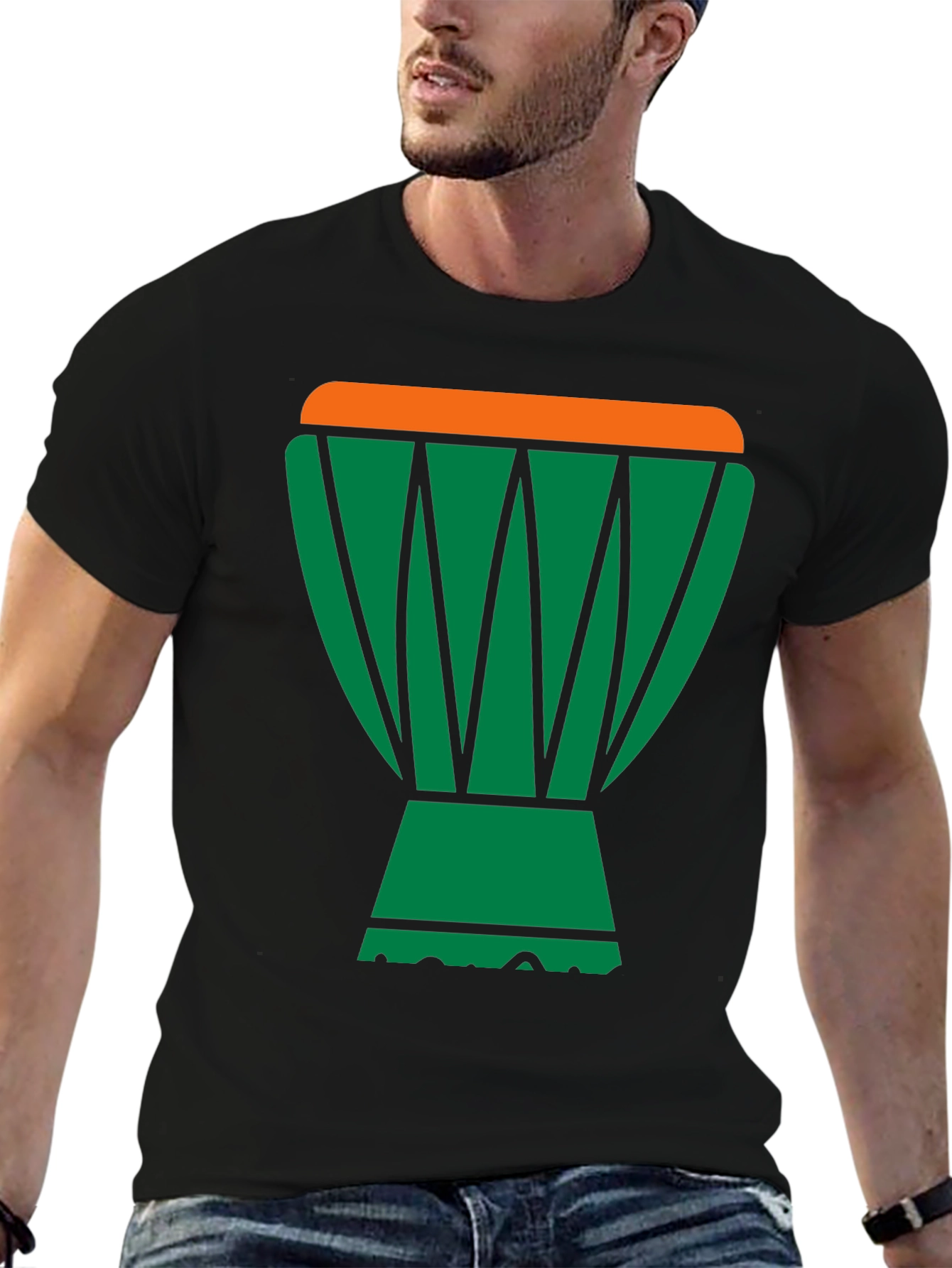 Drum Graphic Tee - Black