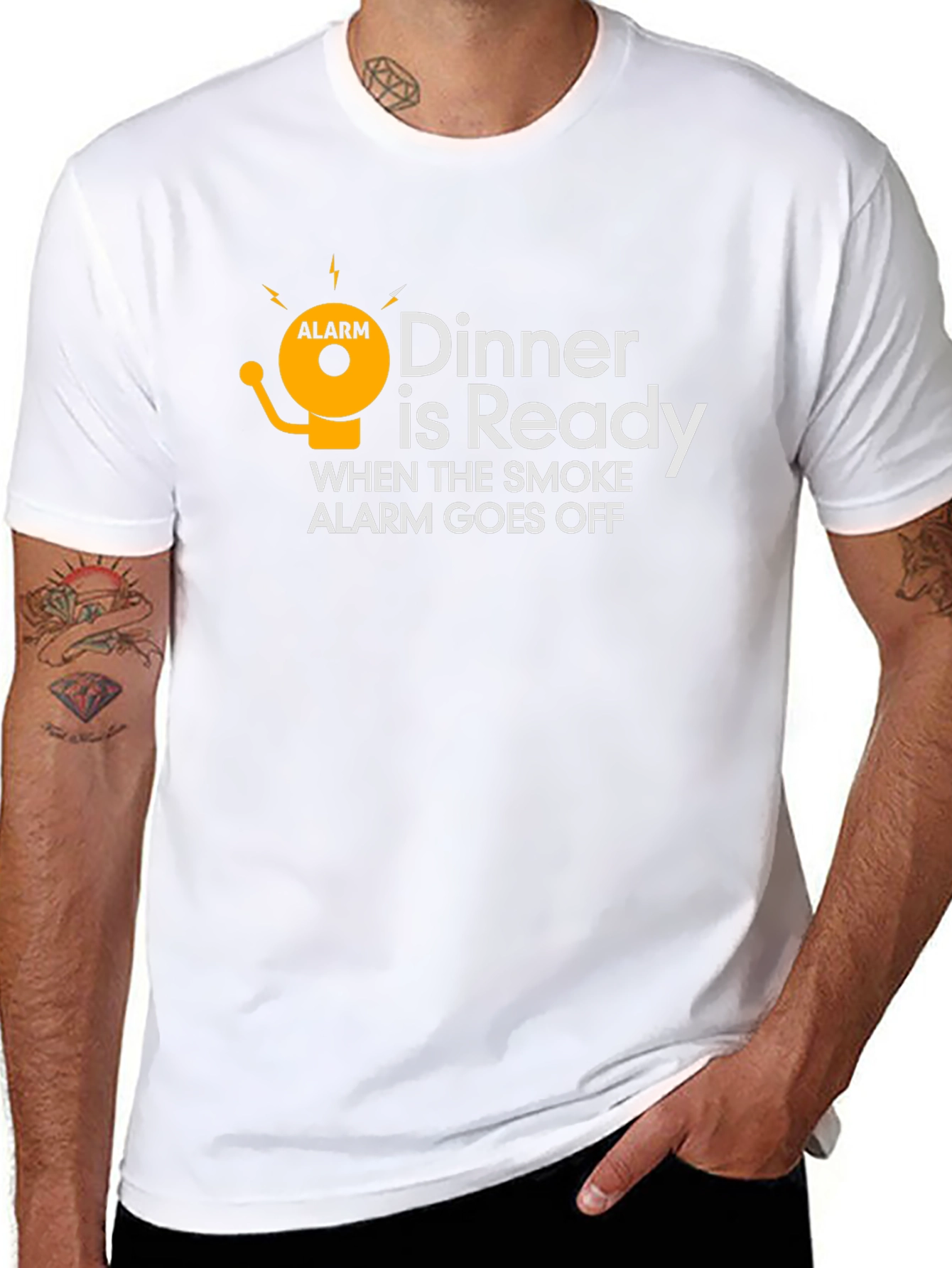 Dinners Ready Graphic Tee - Funny Cookout Shirt