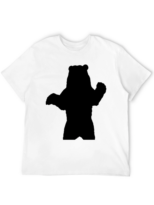 Bear Silhouette Black T-Shirt