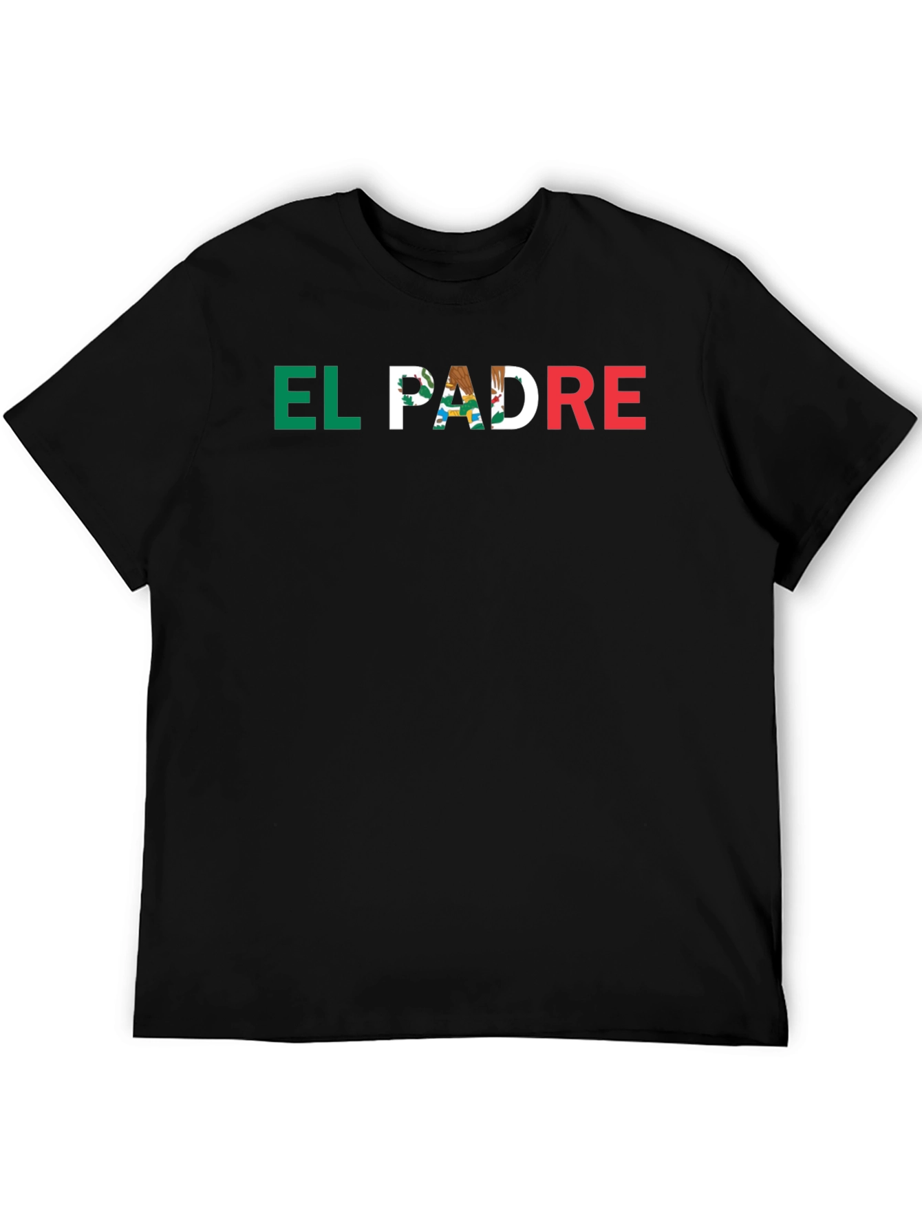 El Padre Mexican Flag T-Shirt - Fathers Day Tee