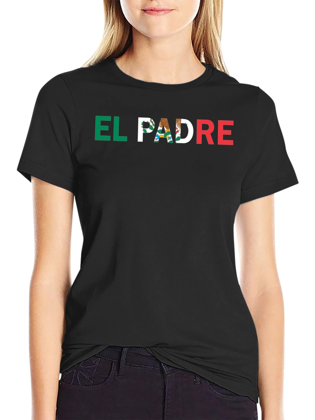 El Padre Mexican Flag T-Shirt - Fathers Day Tee