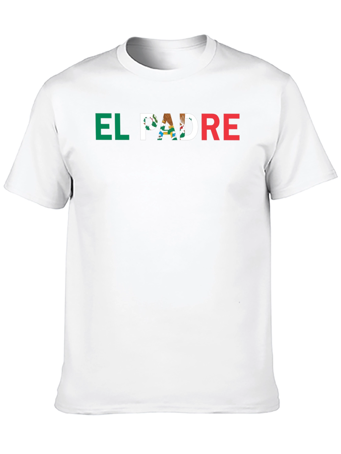 El Padre Mexican Flag T-Shirt - Fathers Day Tee