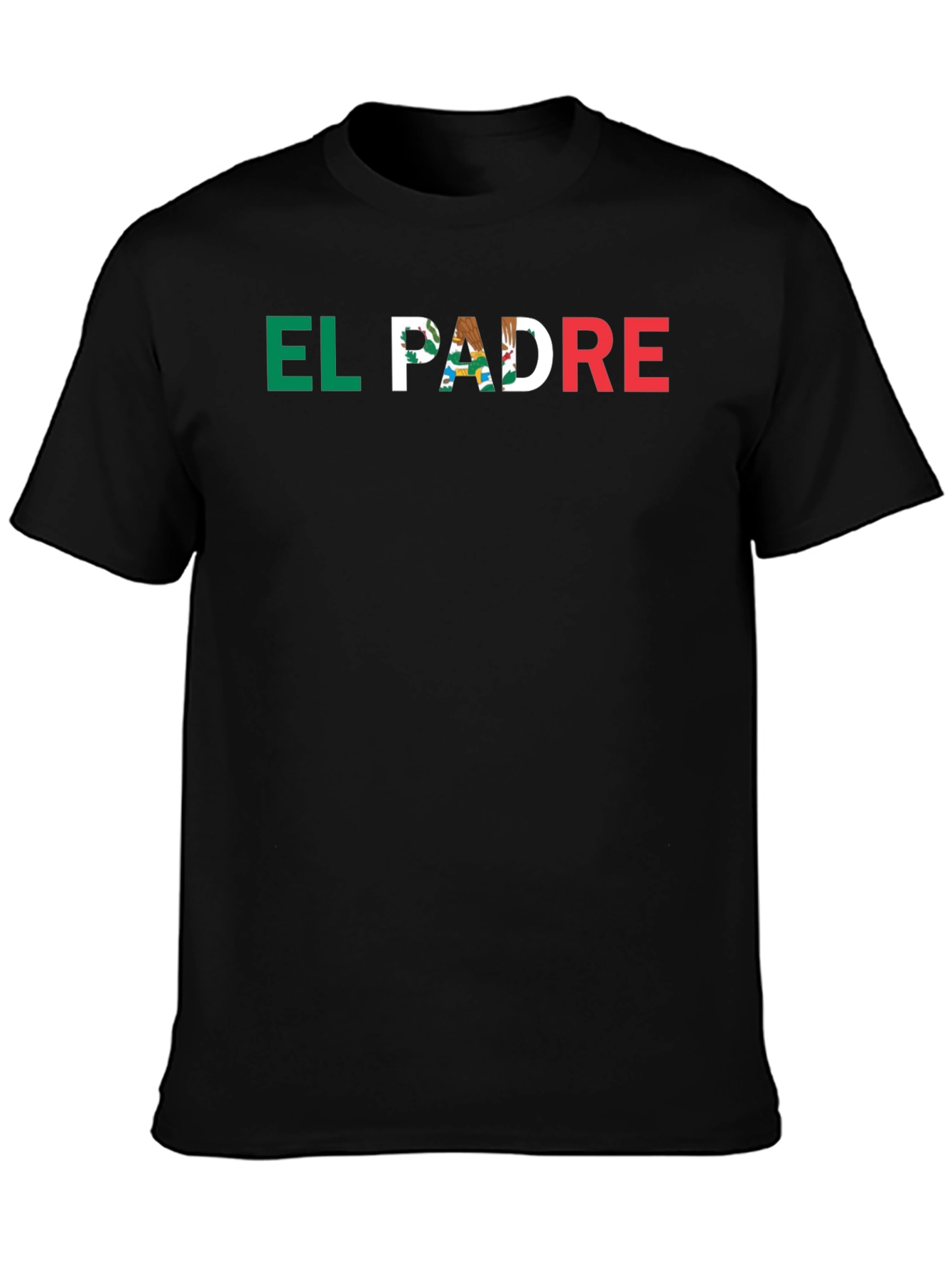 El Padre Mexican Flag T-Shirt - Fathers Day Tee