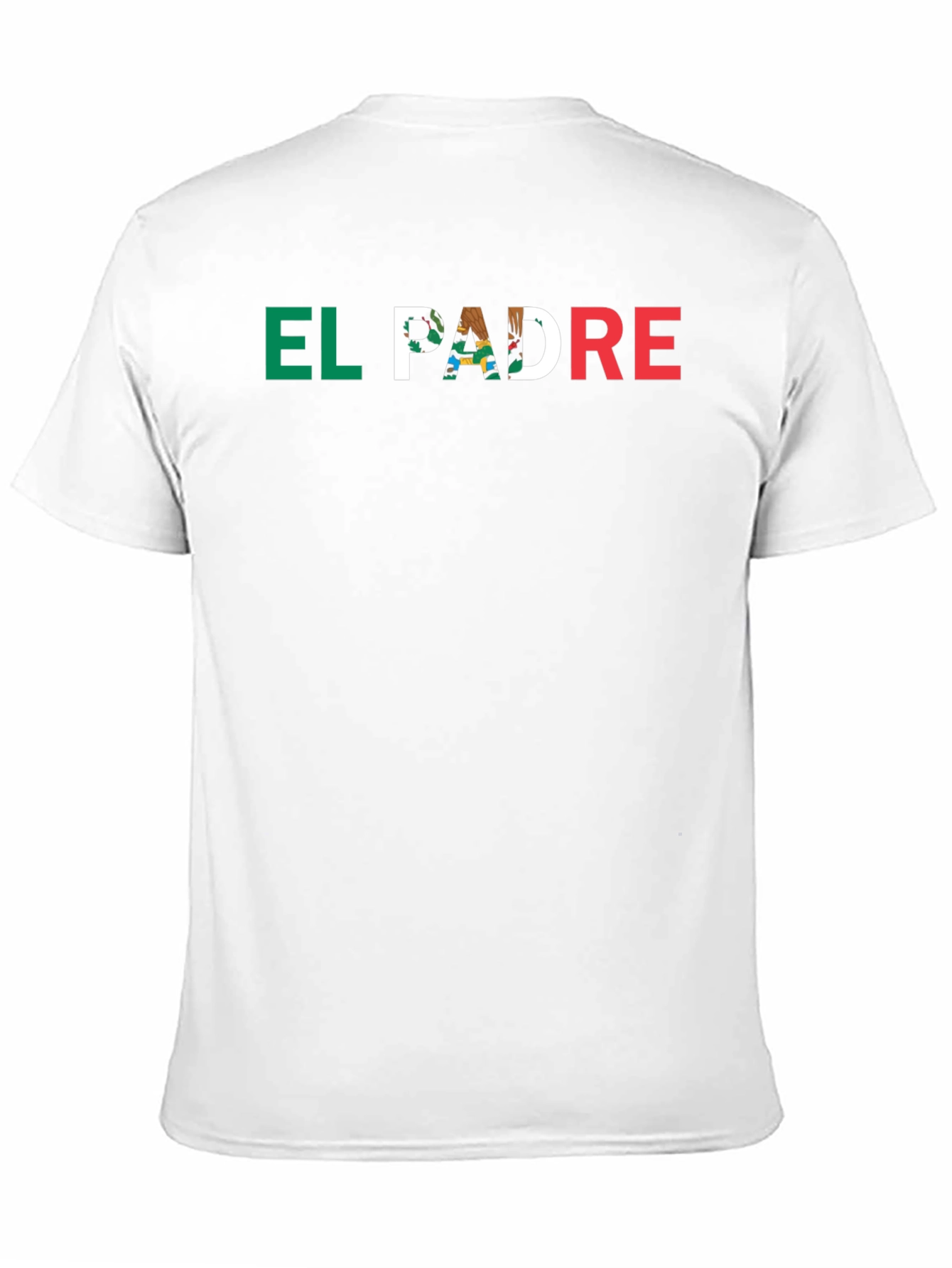 El Padre Mexican Flag T-Shirt - Fathers Day Tee