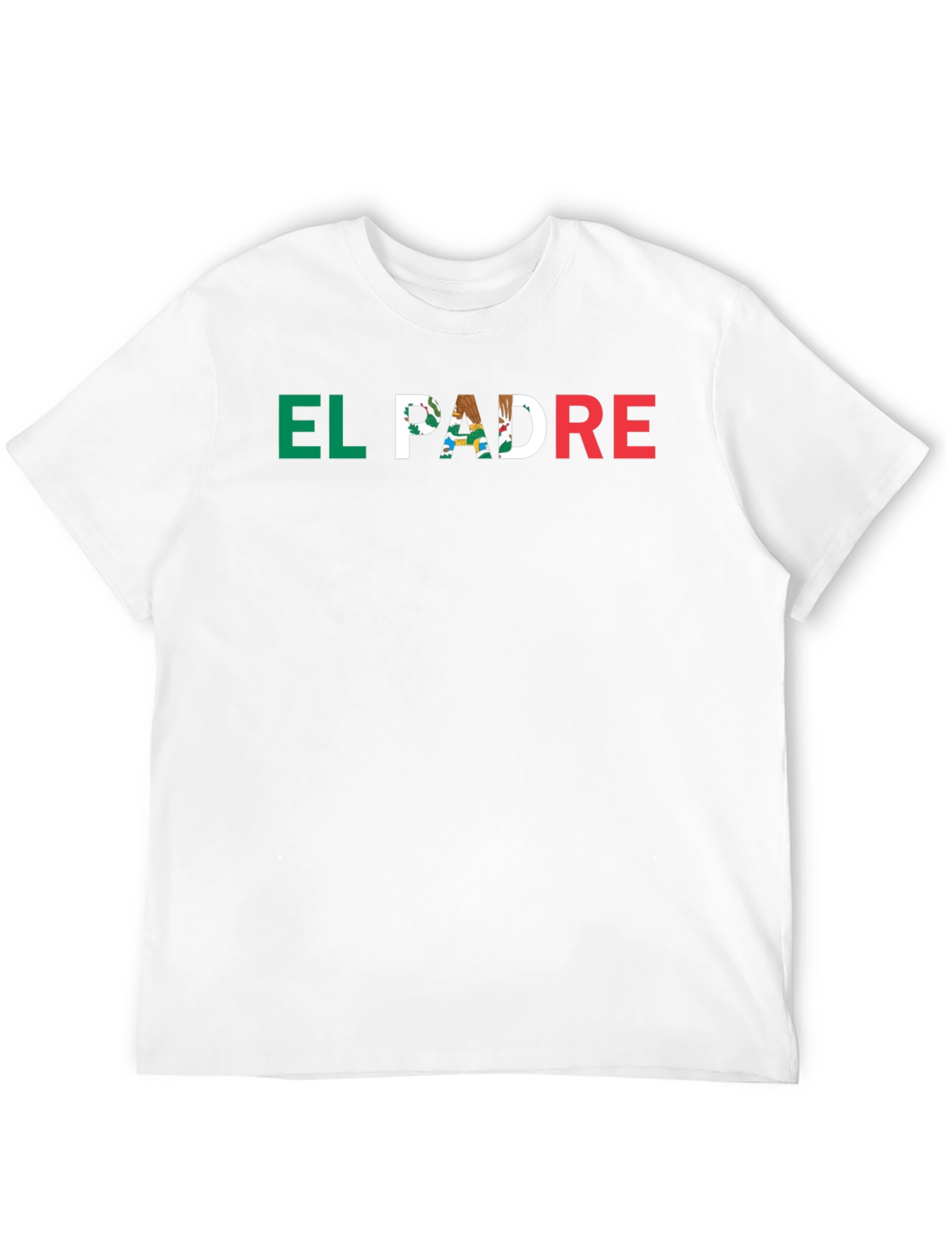 El Padre Mexican Flag T-Shirt - Fathers Day Tee
