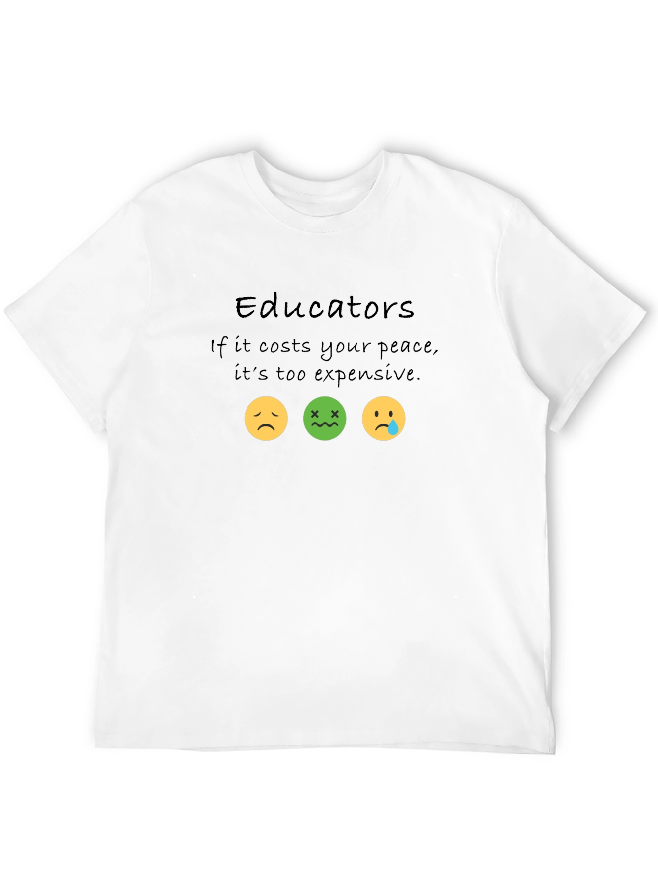 Educators Peace T-Shirt - Black