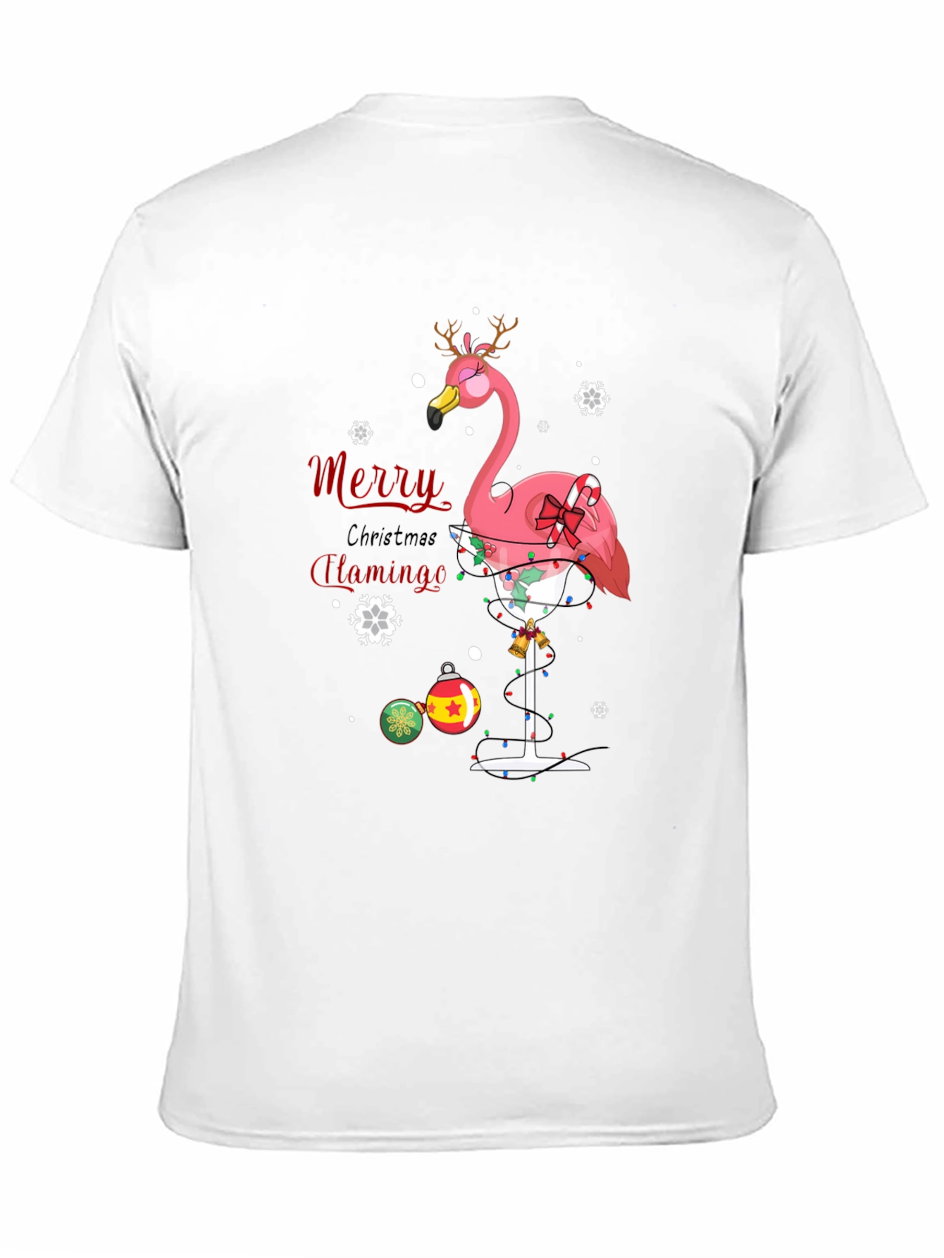 Merry Christmas Flamingo T-Shirt