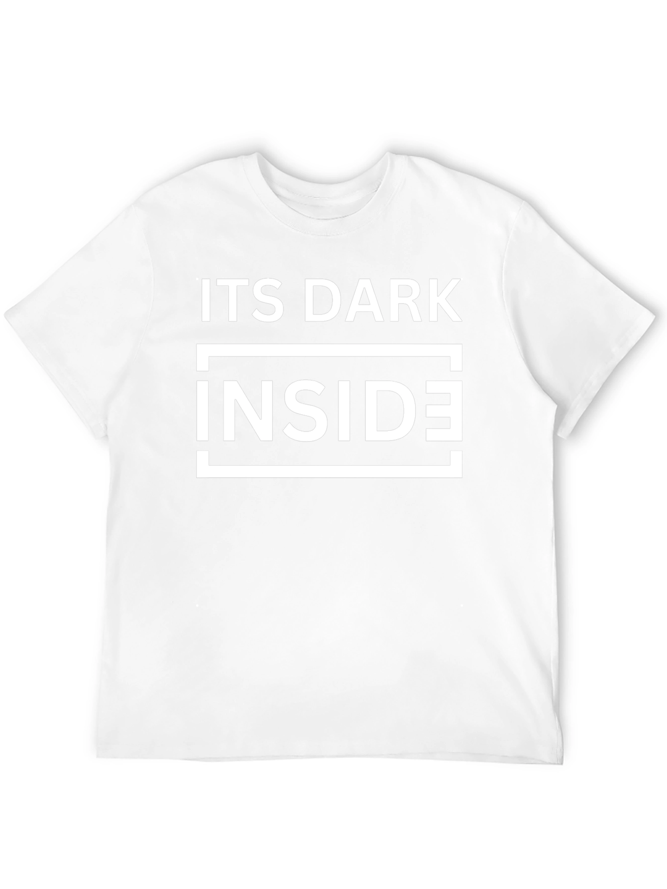 Its Dark Inside Graphic Tee - Mens Black T-Shirt