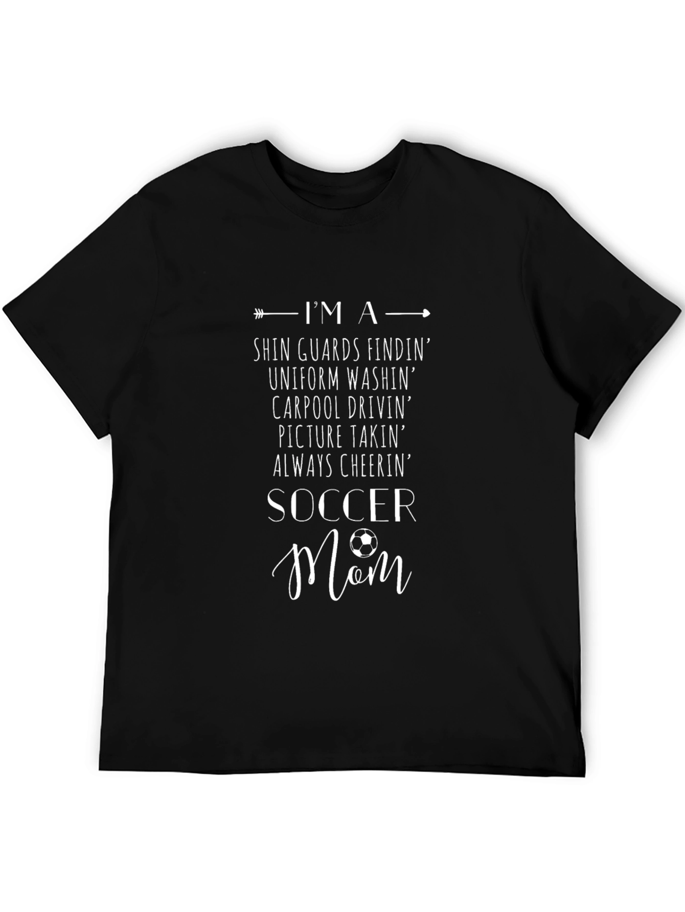 IM A Soccer Mom Graphic Print T-Shirt