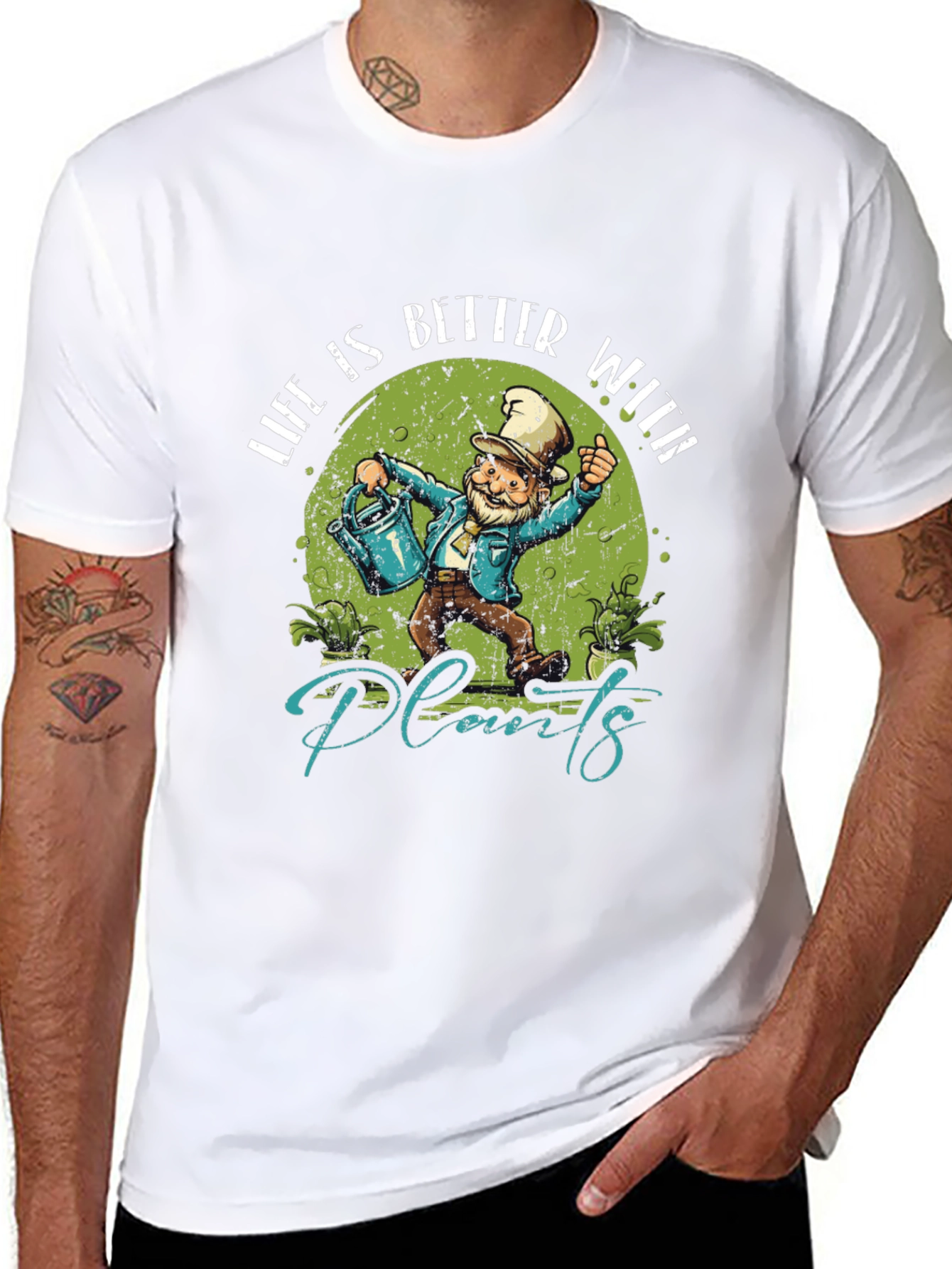 Life is Better With Plants Graphic T-Shirt