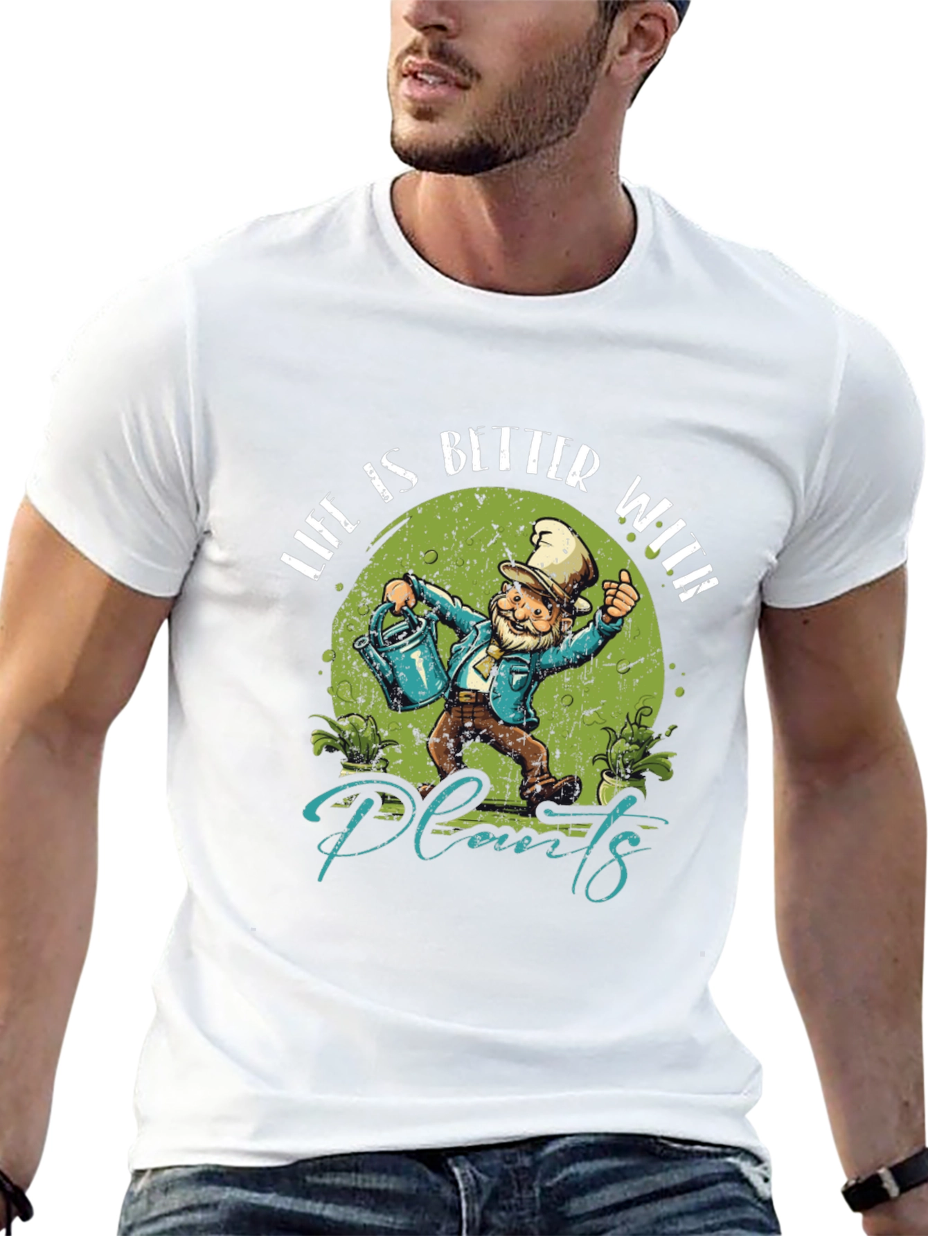 Life is Better With Plants Graphic T-Shirt