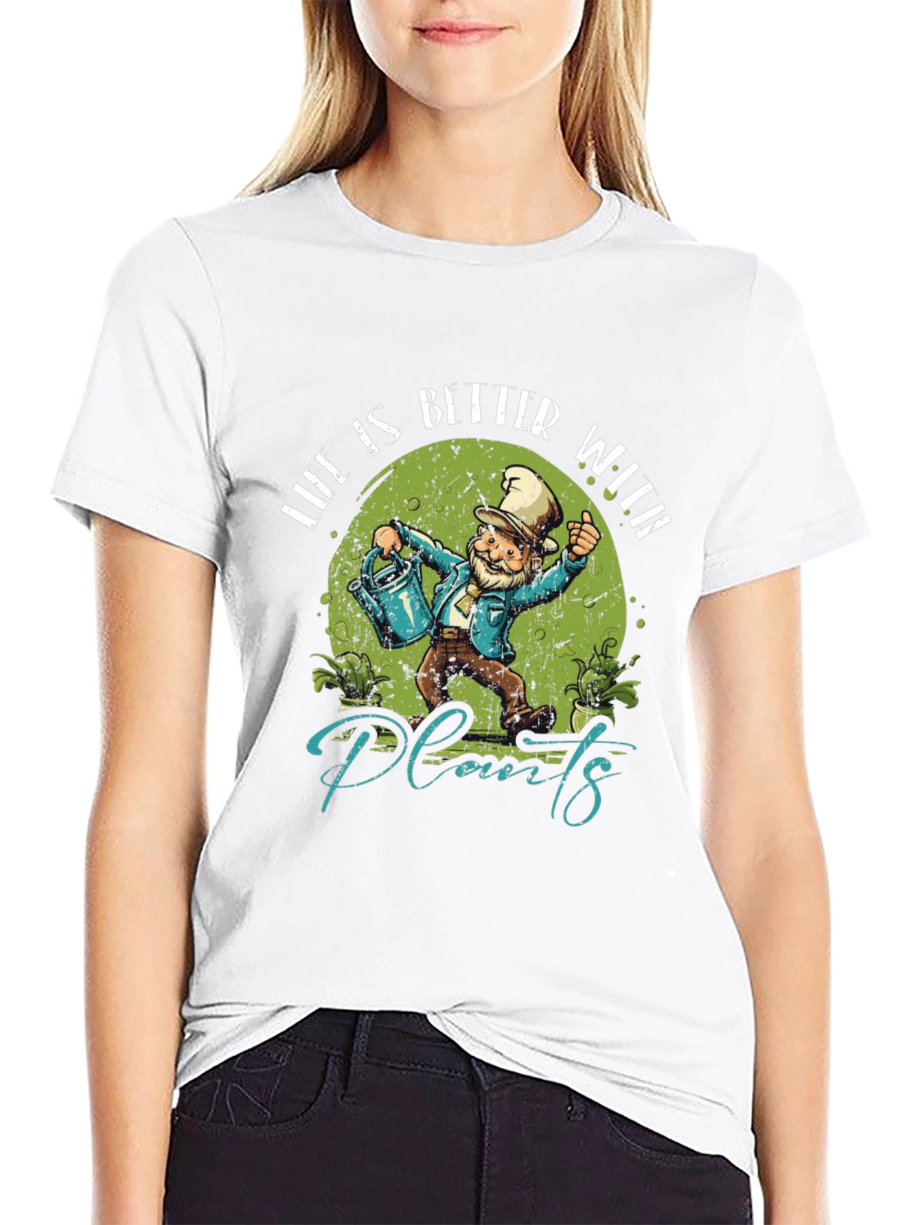 Life is Better With Plants Graphic T-Shirt