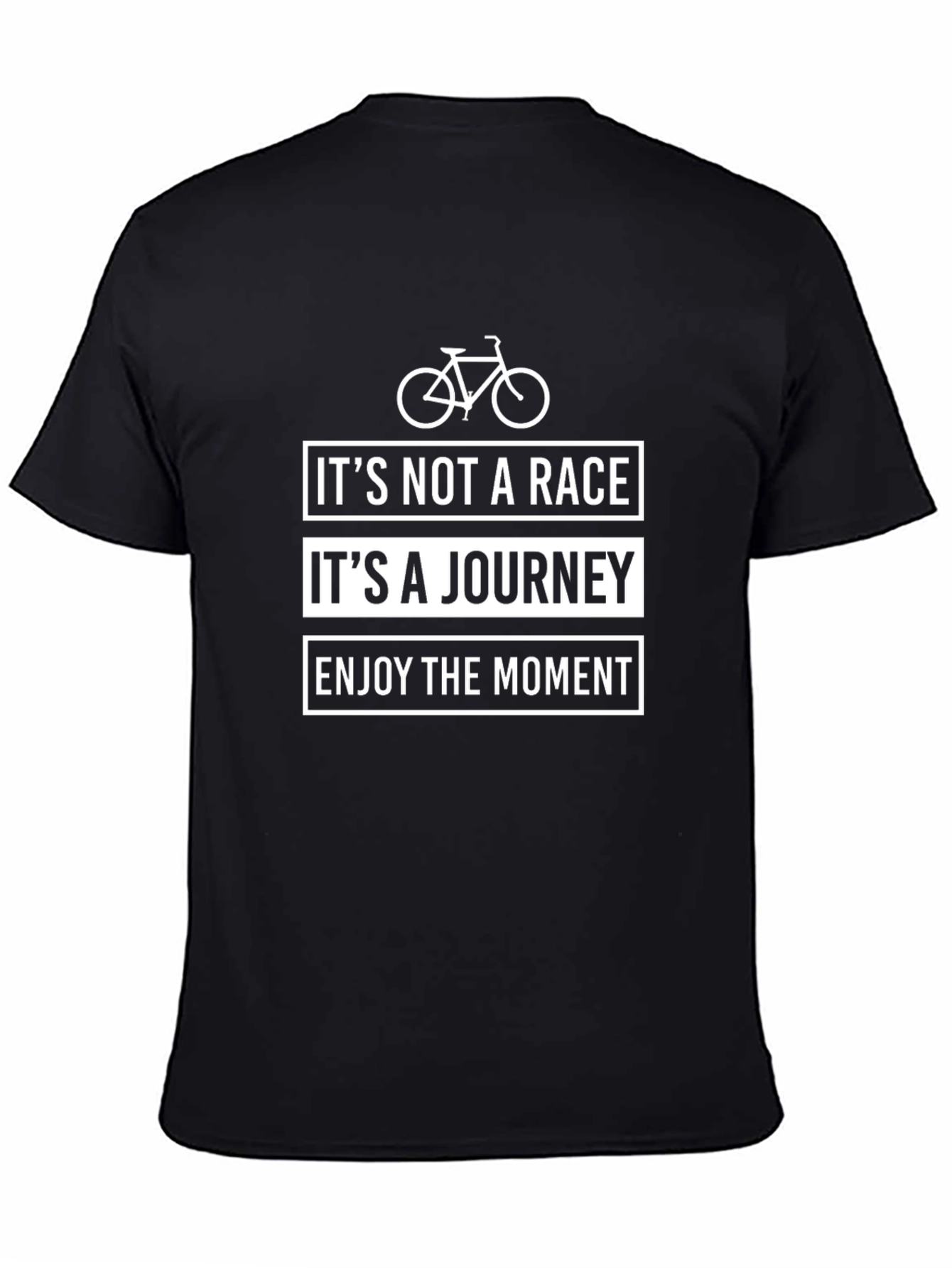 Its Not A Race Journey Cycling Graphic Tee
