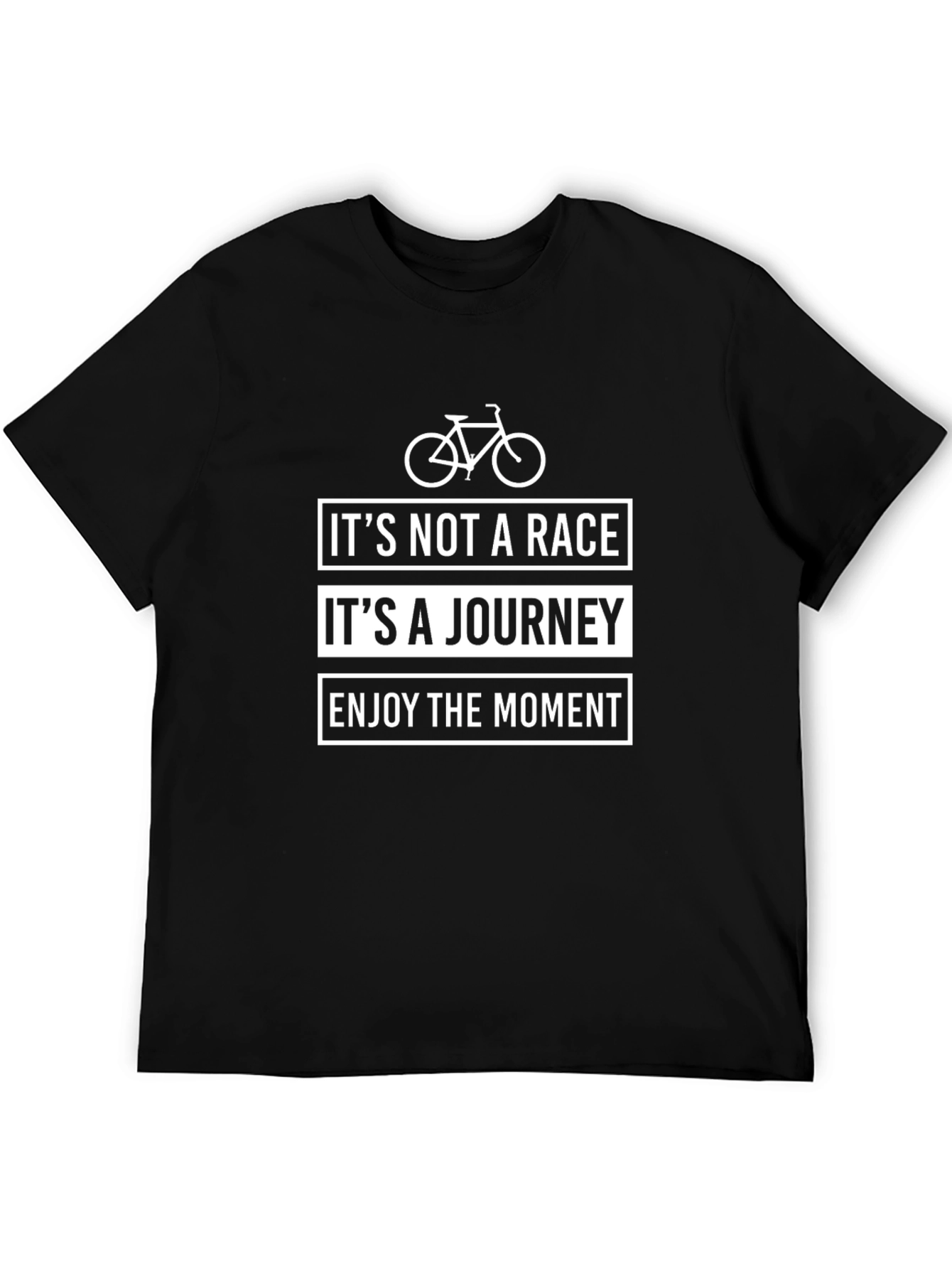 Its Not A Race Journey Cycling Graphic Tee