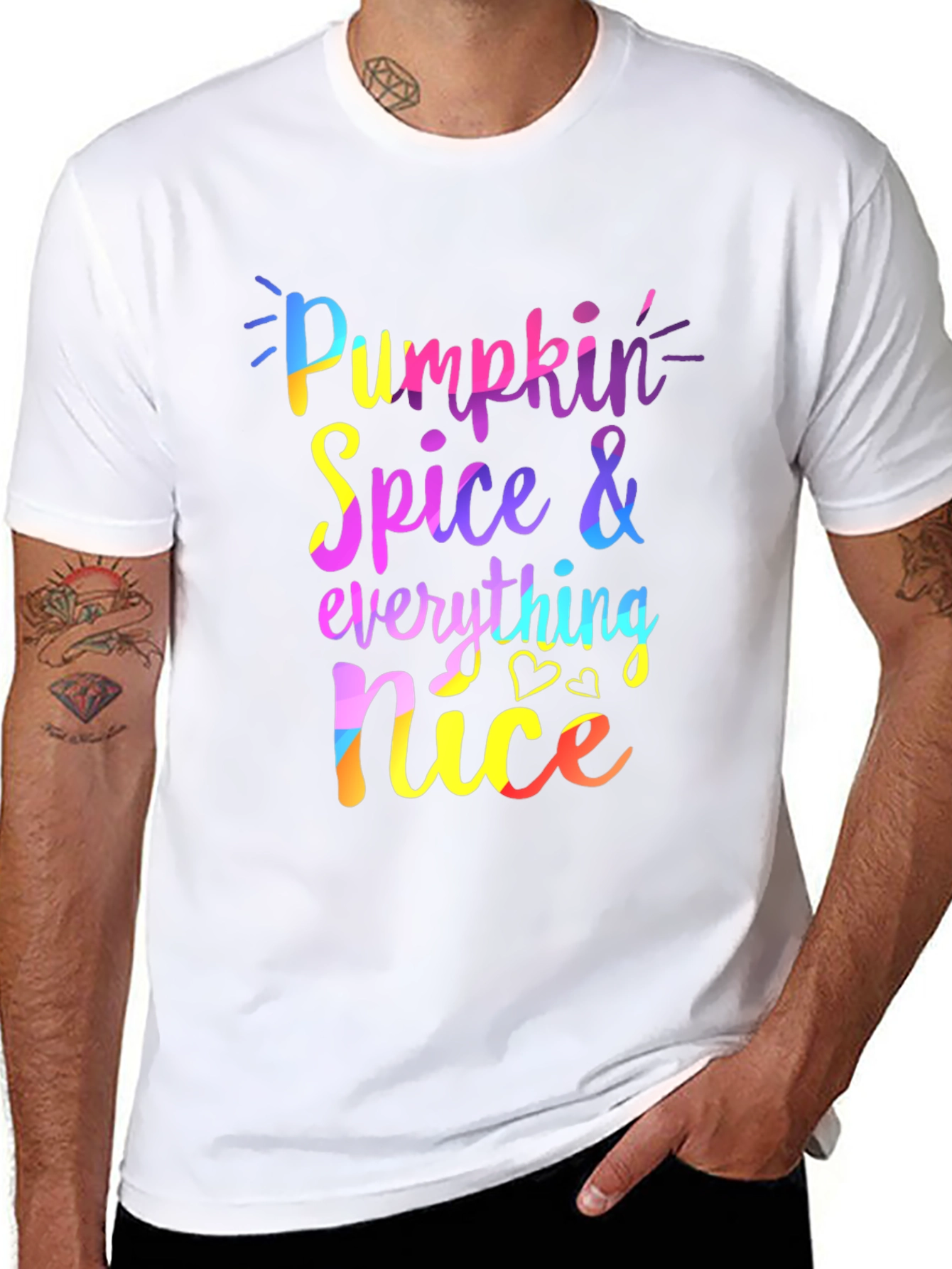 Pumpkin Spice Everything Nice Black Tee
