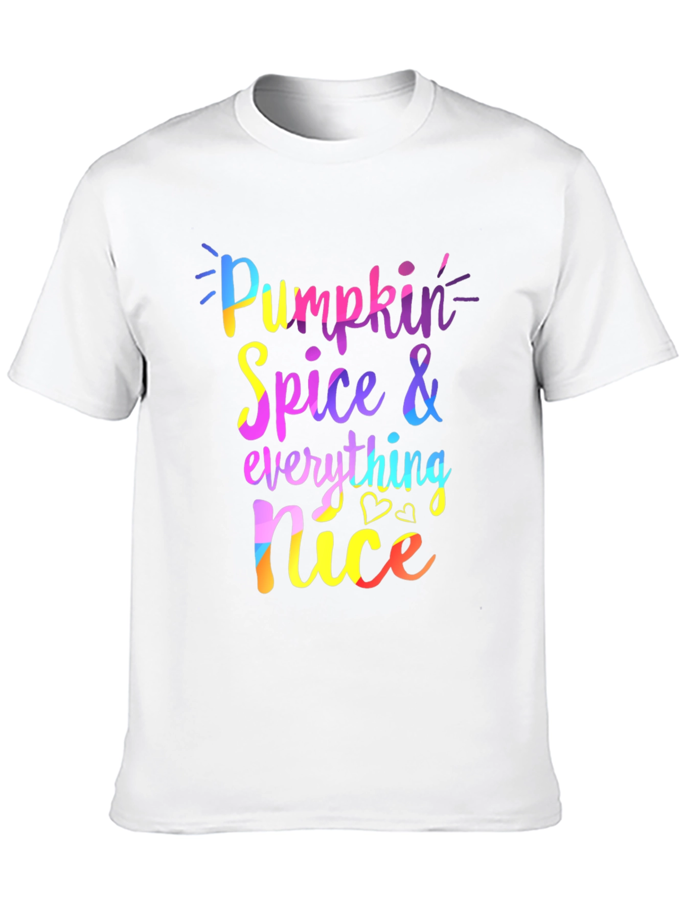 Pumpkin Spice Everything Nice Black Tee