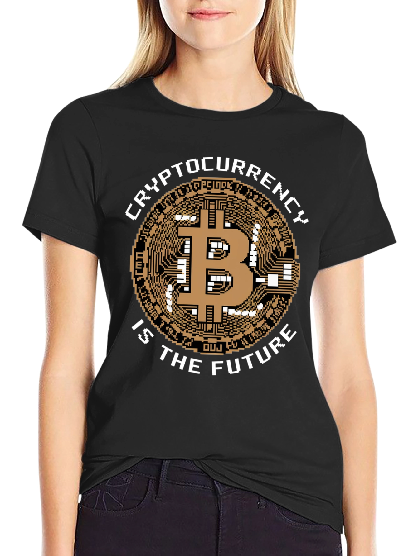 Crypto Is The Future Black T-Shirt