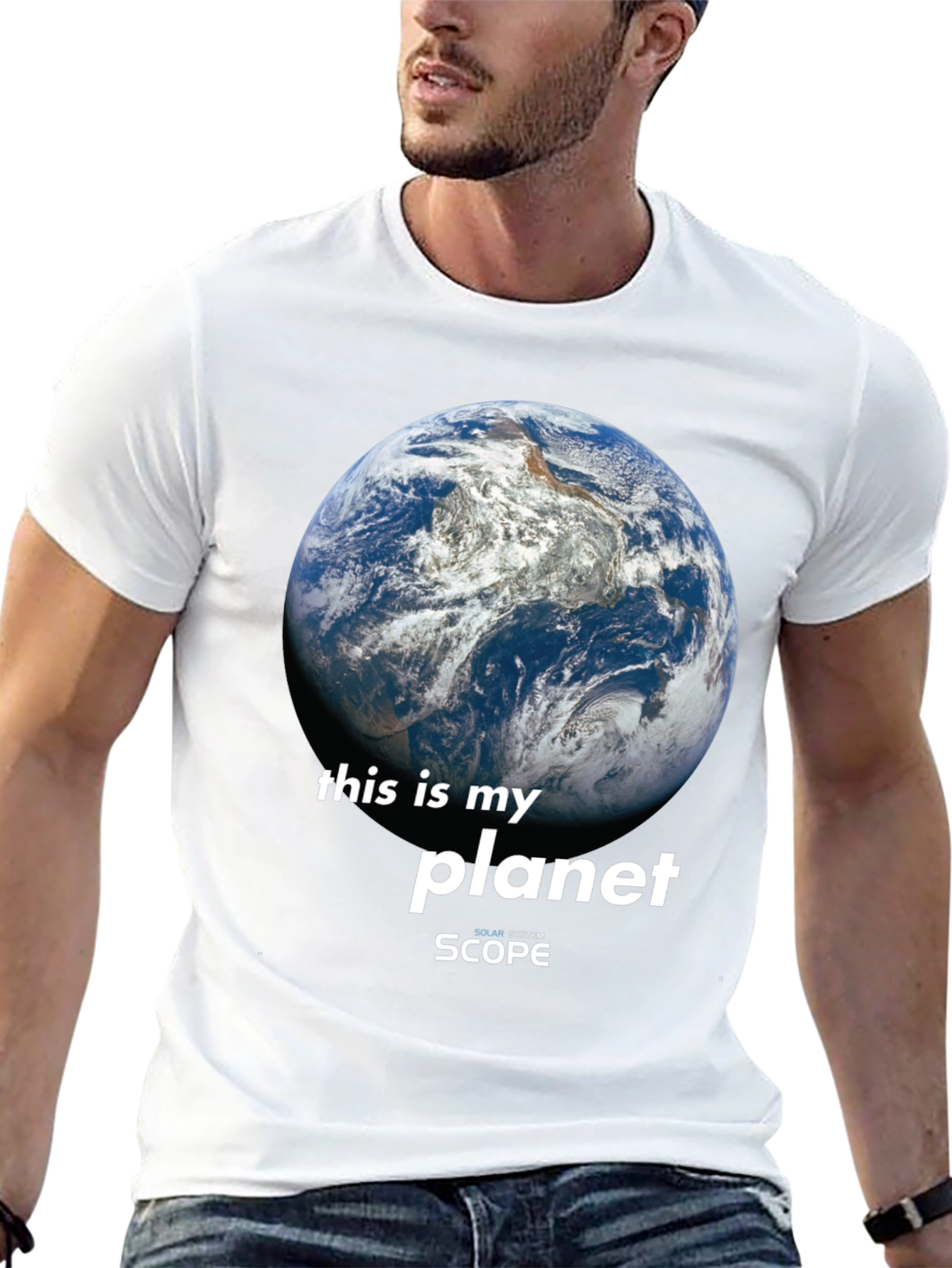 Planet Earth Graphic Tee - Save Our Solar System