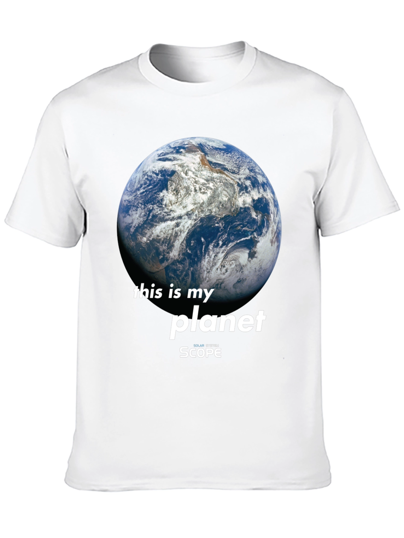 Planet Earth Graphic Tee - Save Our Solar System