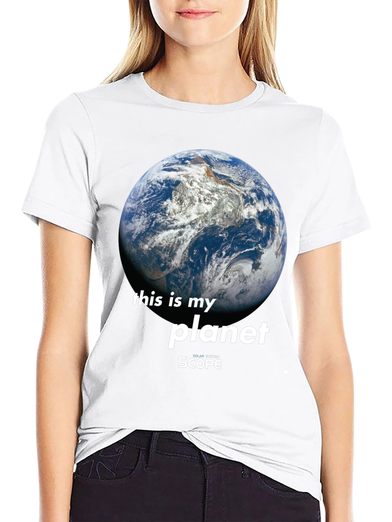 Planet Earth Graphic Tee - Save Our Solar System