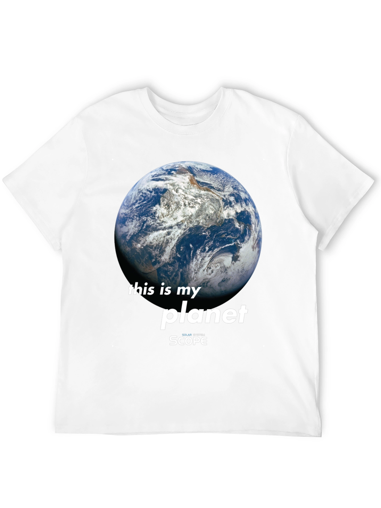 Planet Earth Graphic Tee - Save Our Solar System