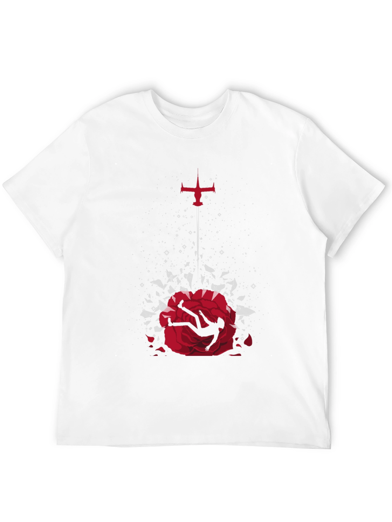 Cowboy Bebop Falling Rose Graphic Tee - Black