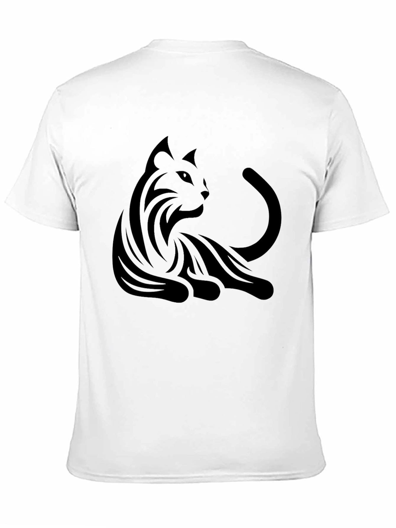 Black Cat Graphic T-Shirt - Mens Fashion