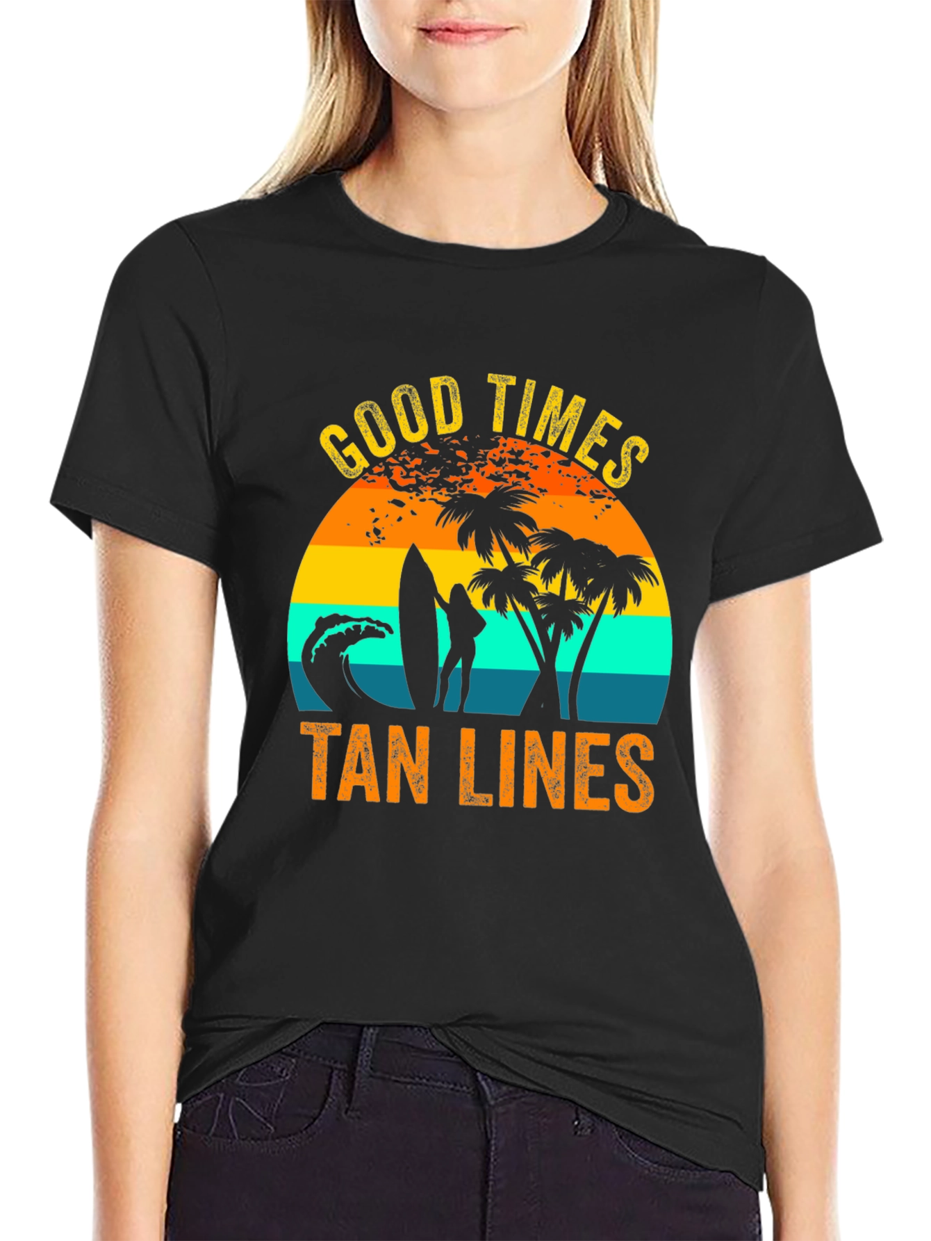 Good Times Tan Lines Graphic T-Shirt