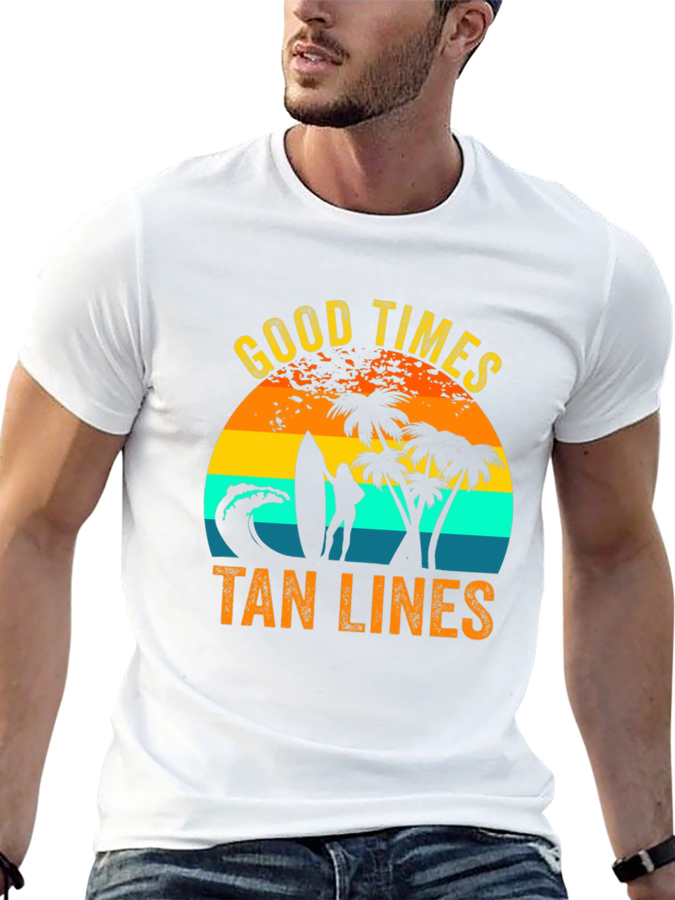 Good Times Tan Lines Graphic T-Shirt