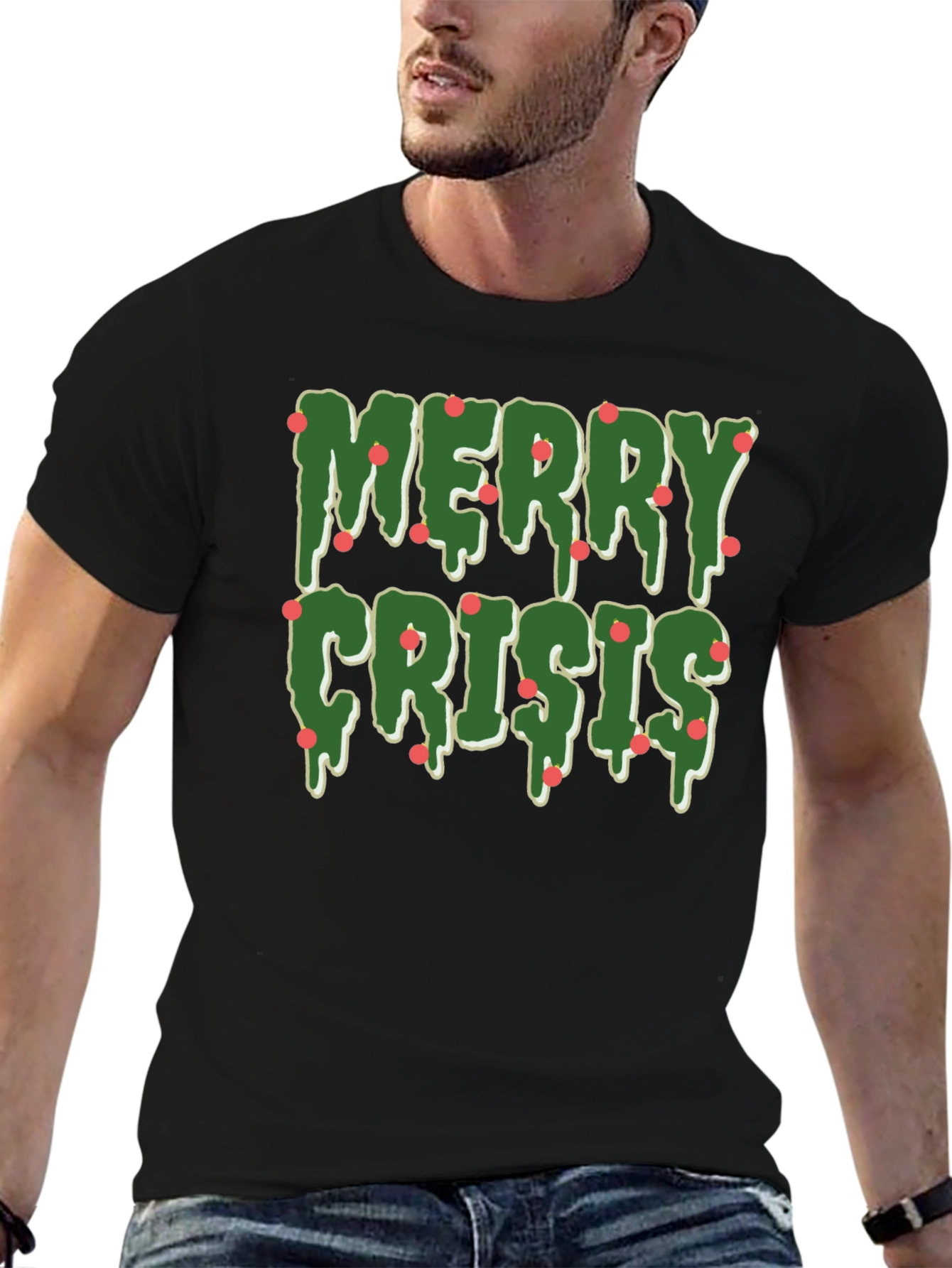 Merry Crisis Graphic T-Shirt
