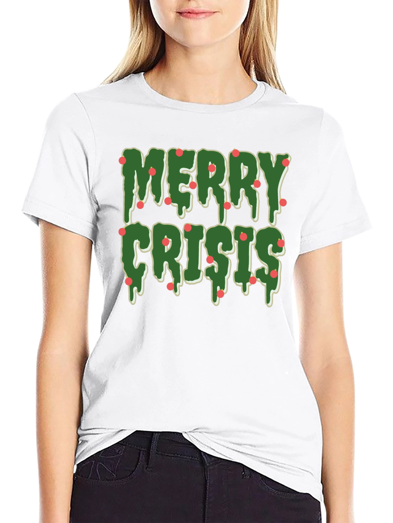 Merry Crisis Graphic T-Shirt