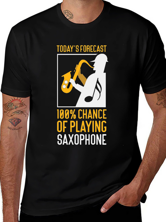 Saxophone Player Forecast T-Shirt