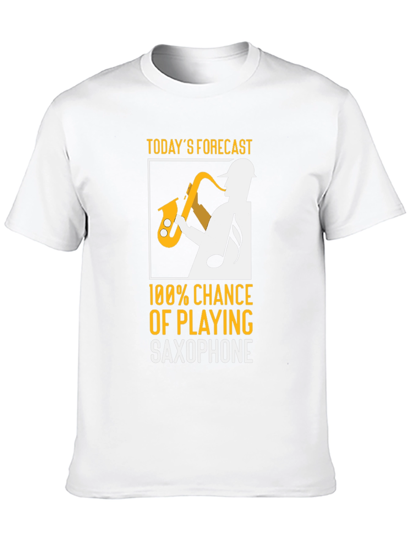 Saxophone Player Forecast T-Shirt