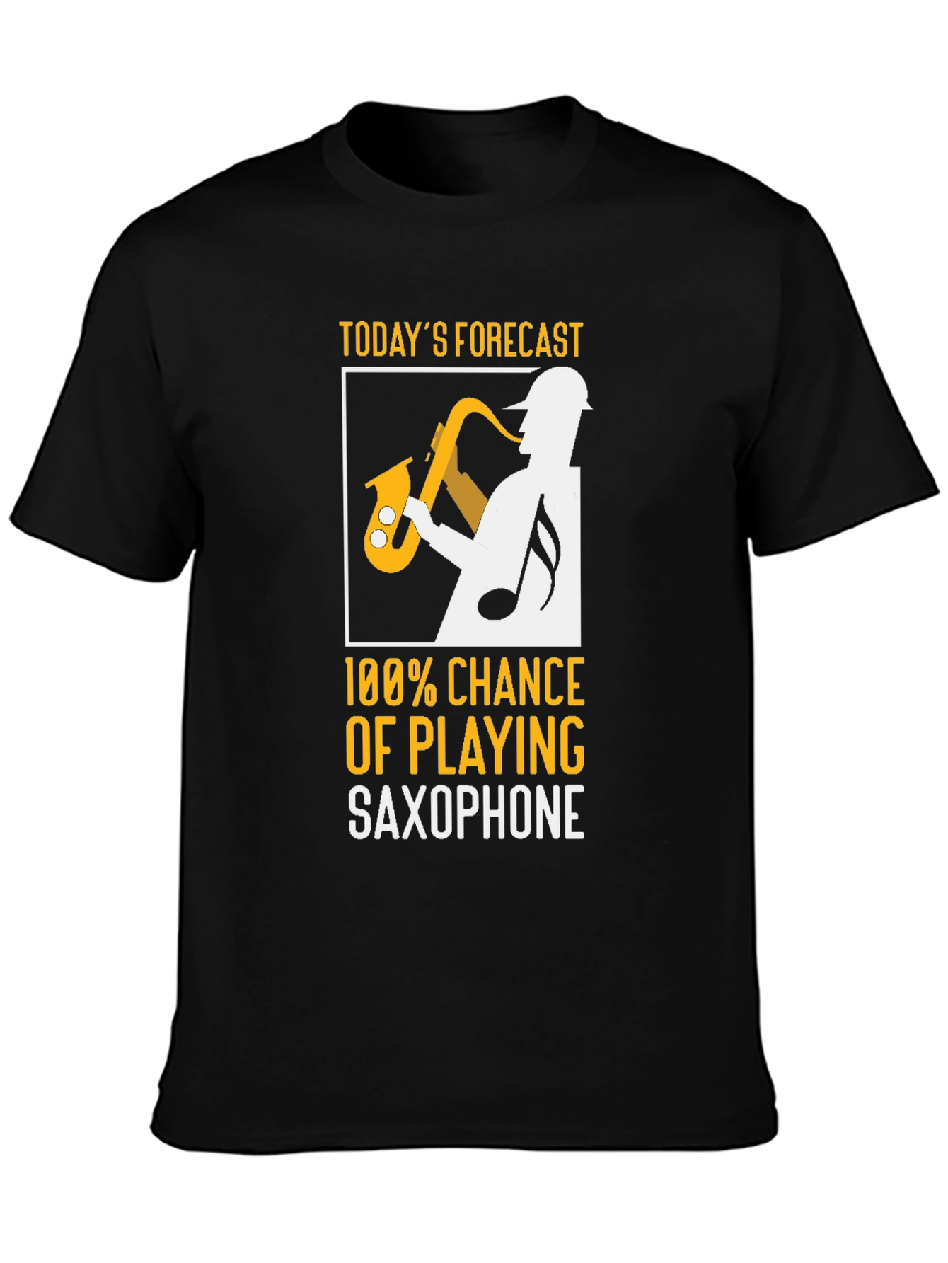 Saxophone Player Forecast T-Shirt