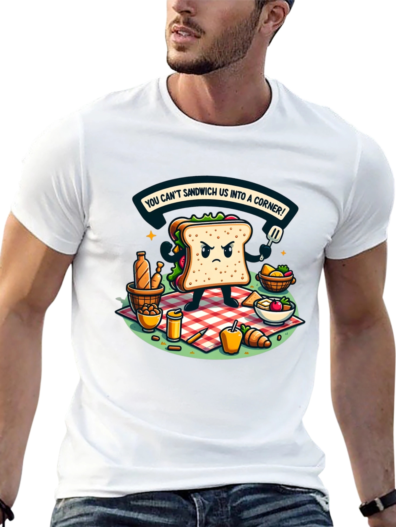Funny Sandwich T-Shirt - Foodie Tee