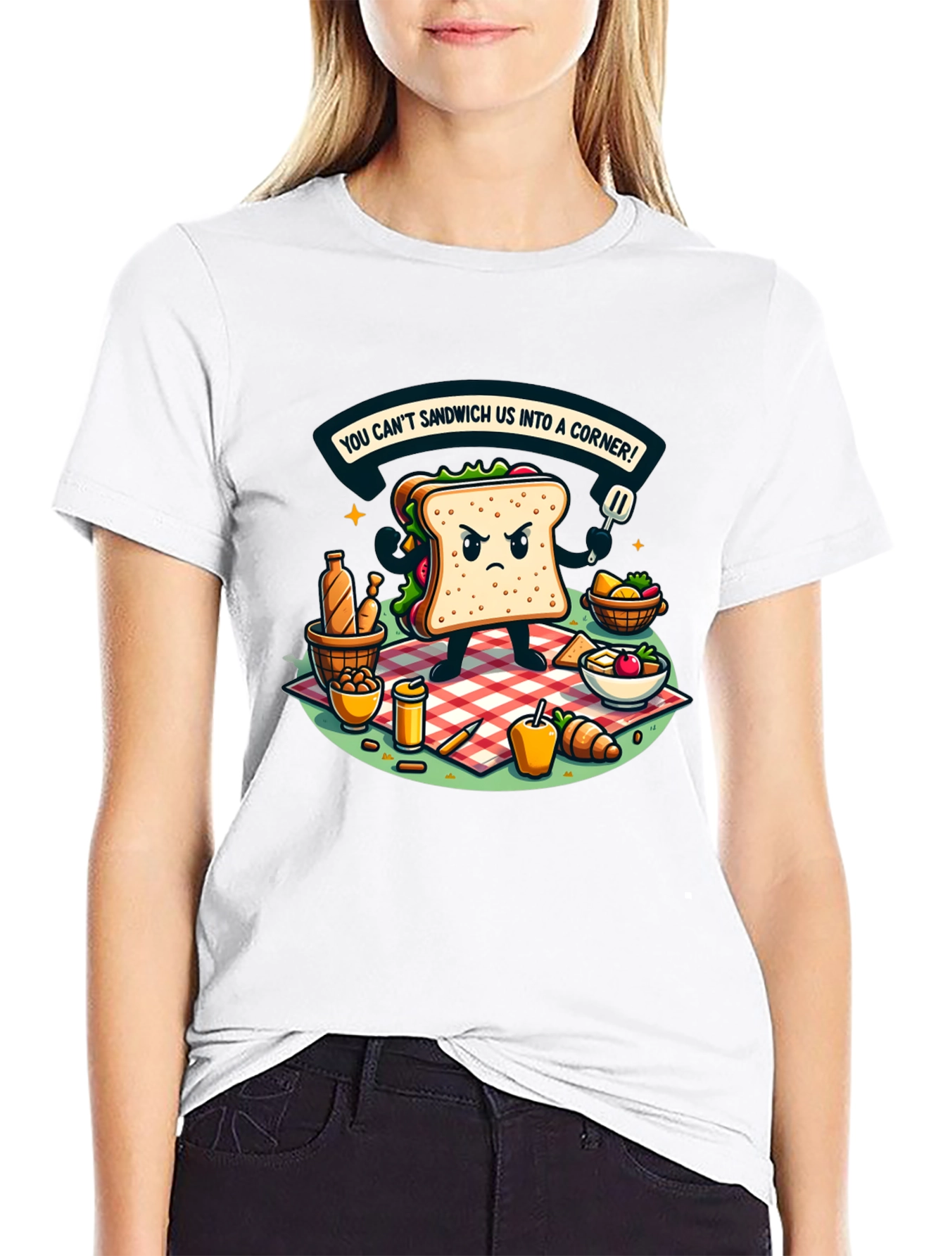 Funny Sandwich T-Shirt - Foodie Tee