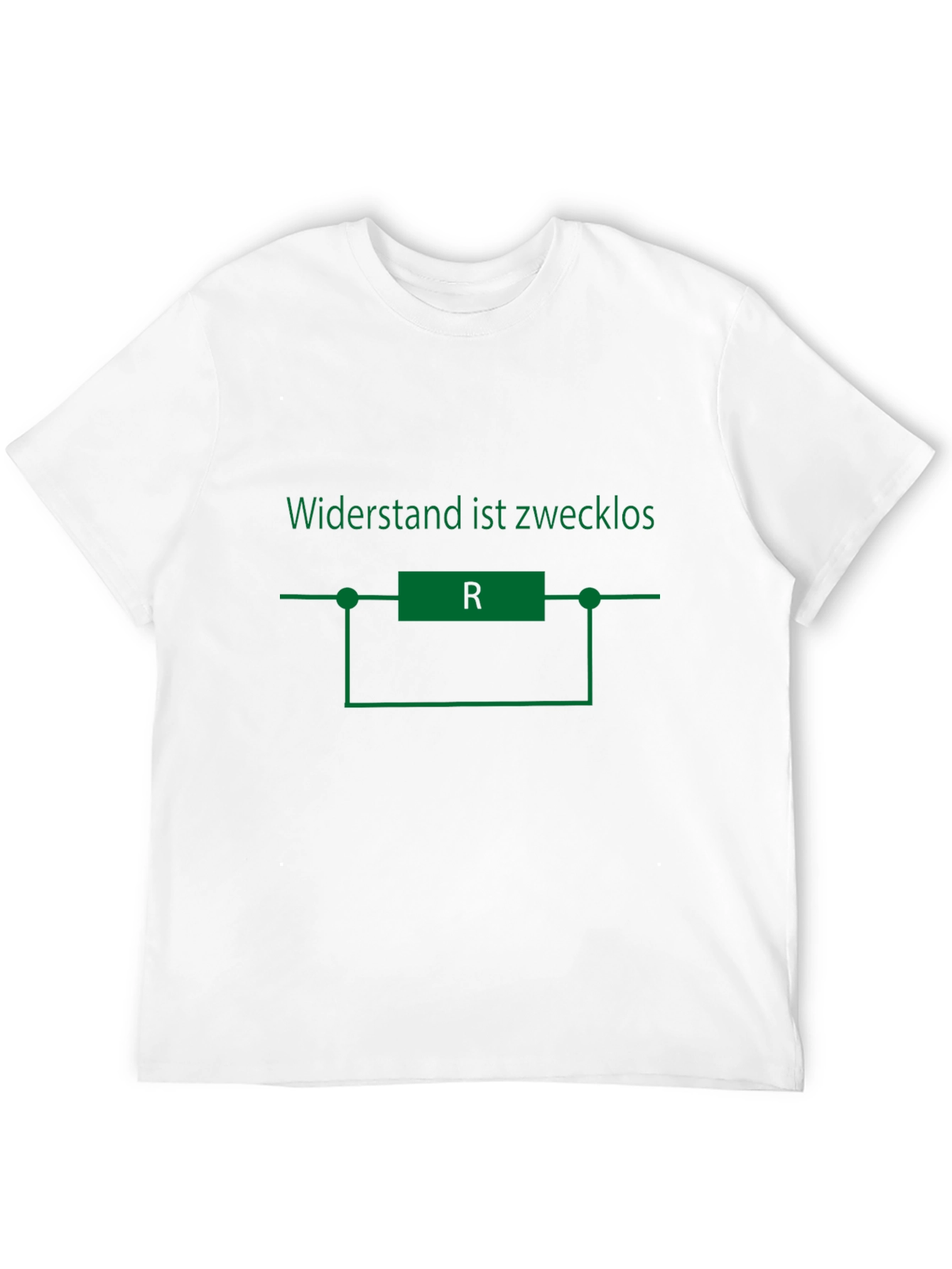 Widerstand Ist Zwecklos Funny T-Shirt