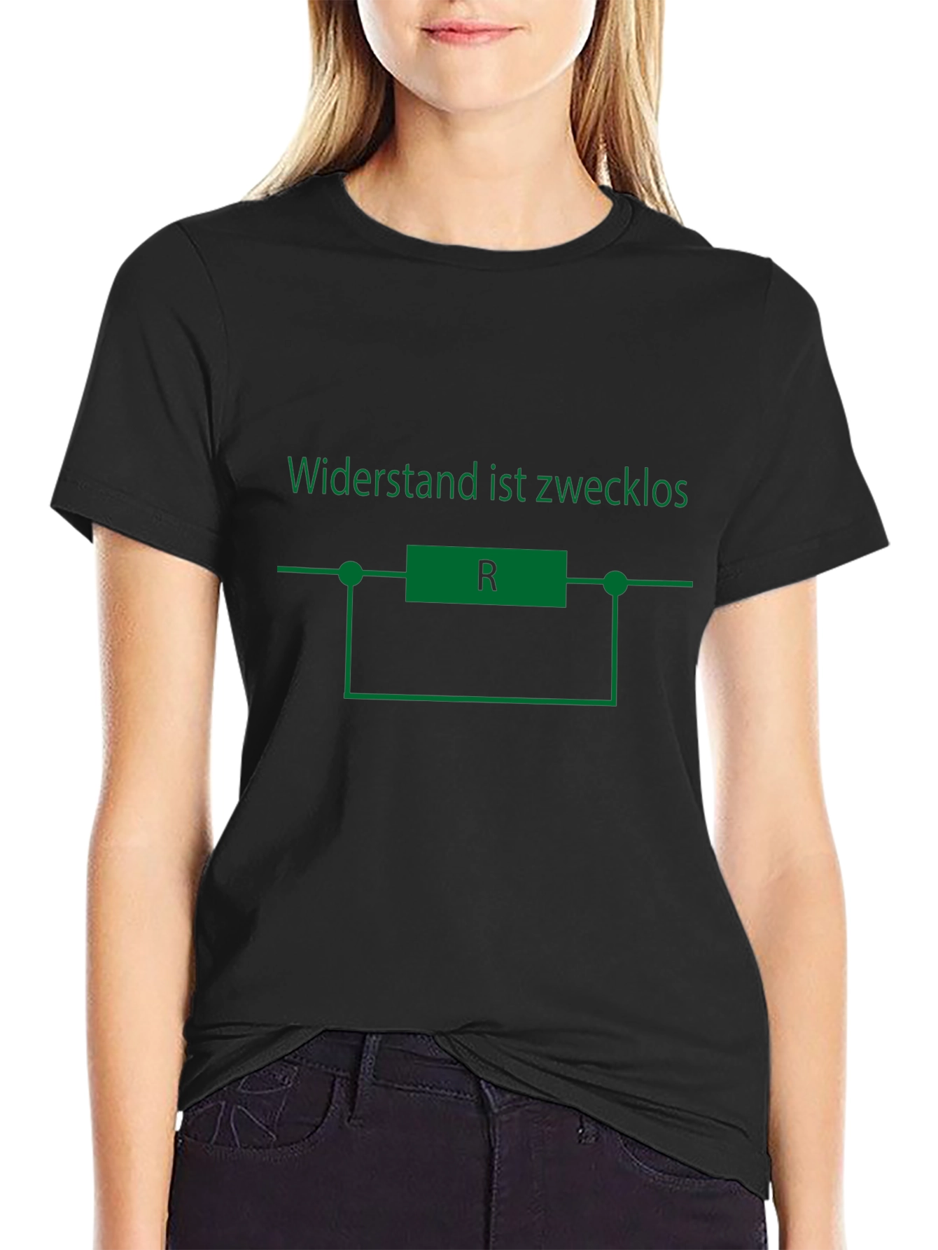 Widerstand Ist Zwecklos Funny T-Shirt