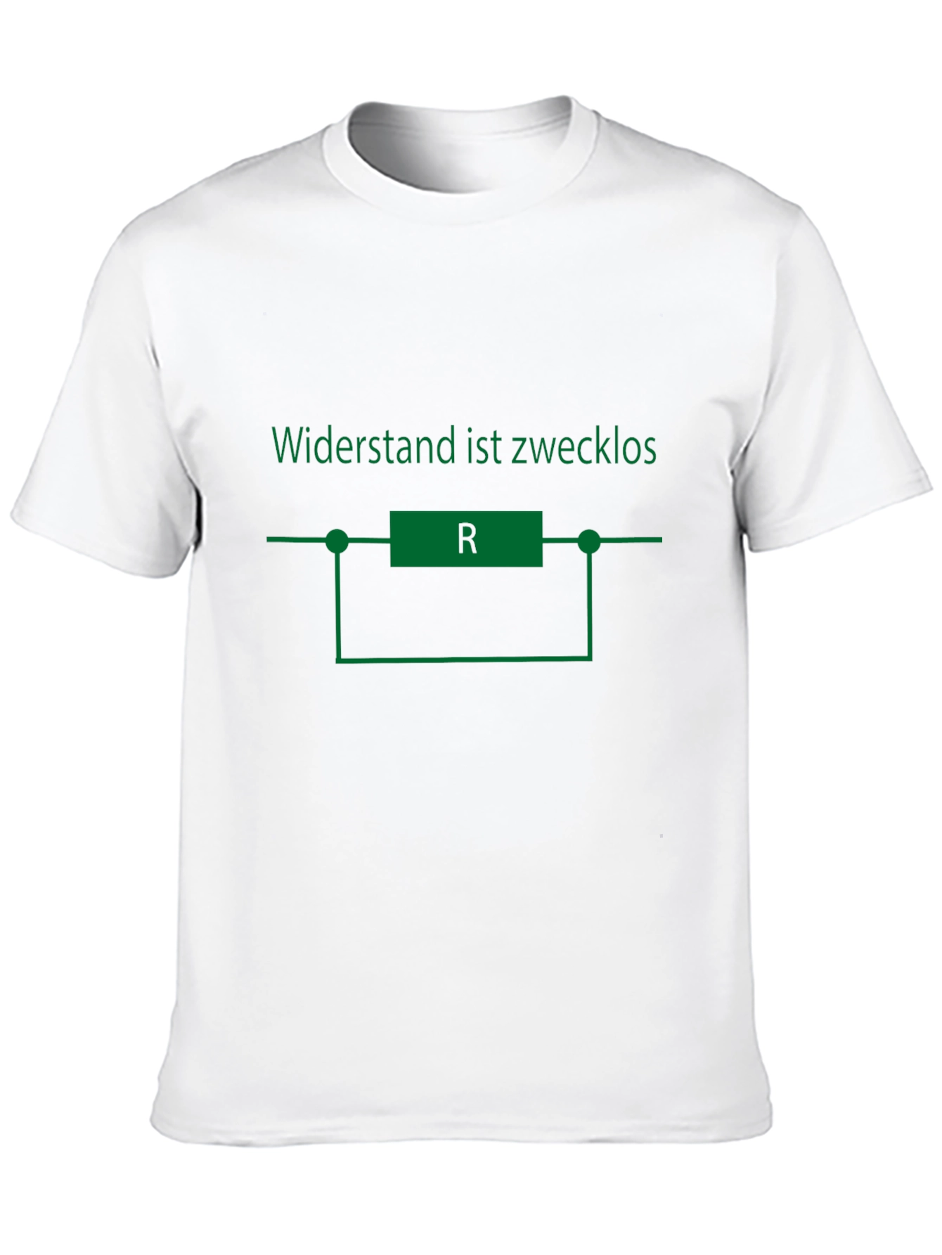 Widerstand Ist Zwecklos Funny T-Shirt