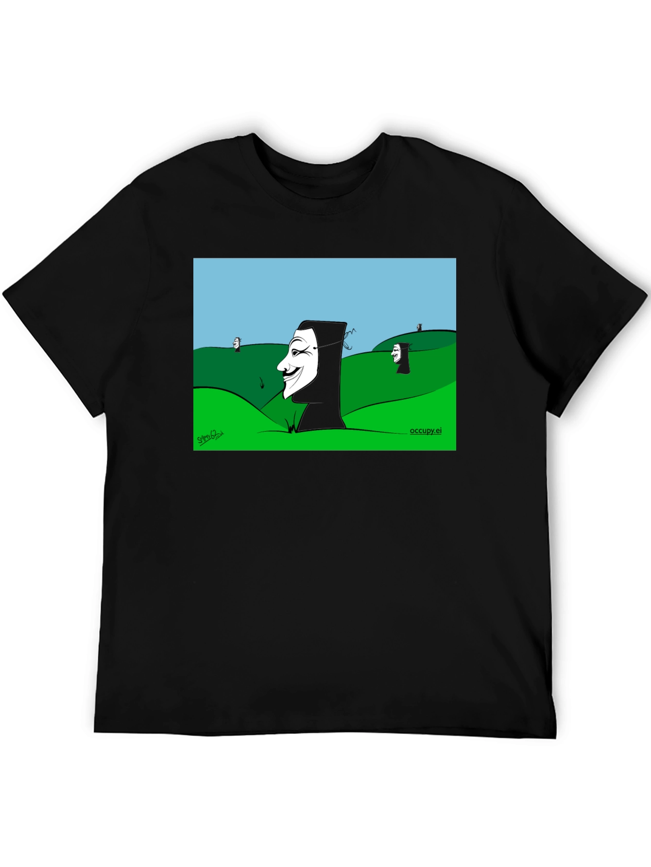 V for Vendetta Cartoon T-Shirt