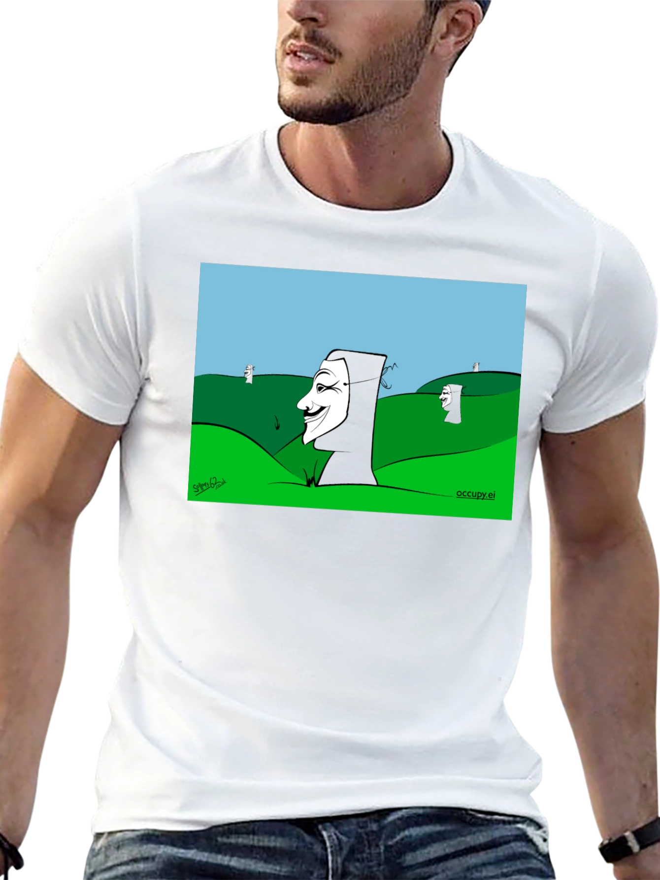 V for Vendetta Cartoon T-Shirt