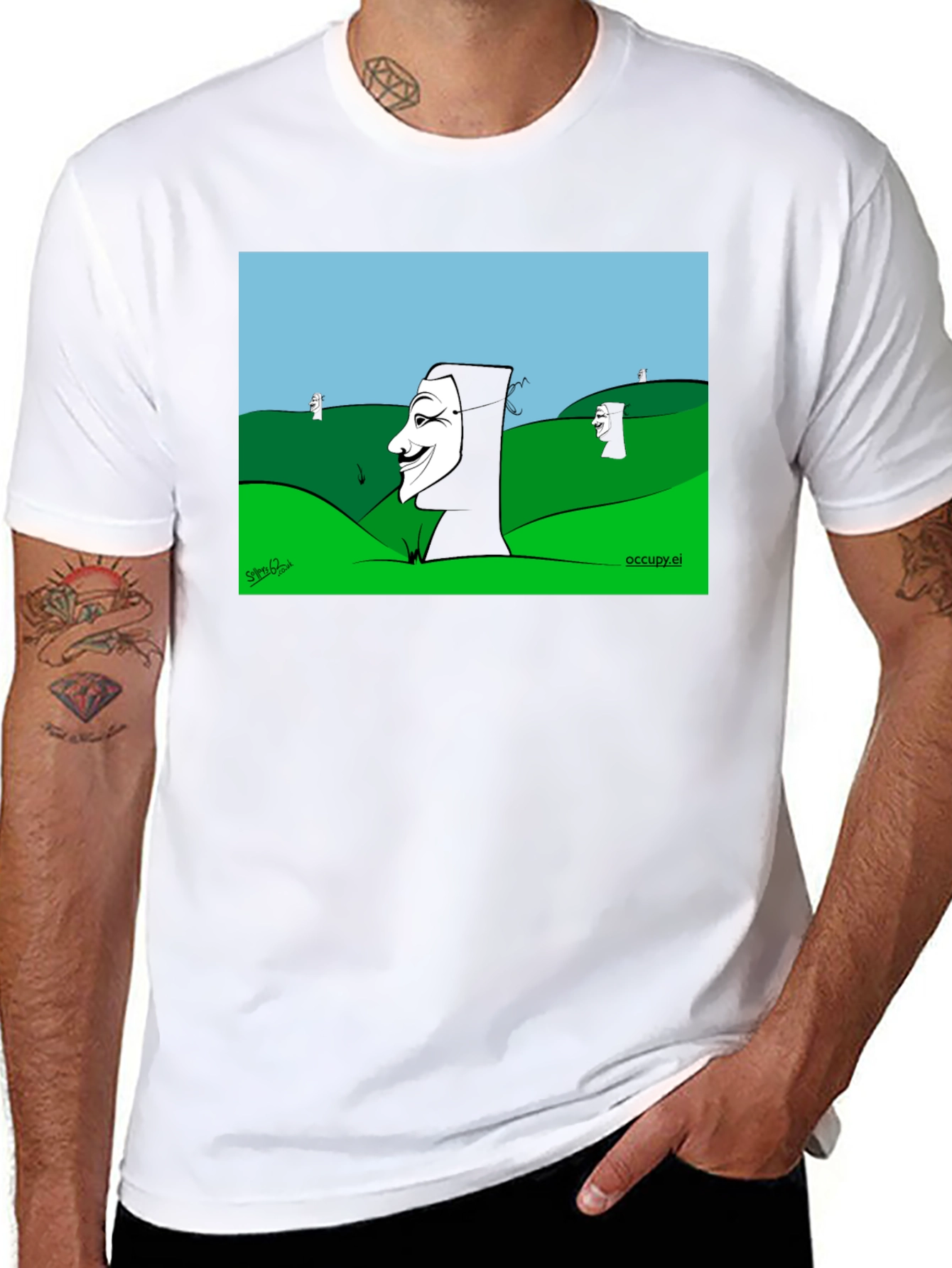 V for Vendetta Cartoon T-Shirt