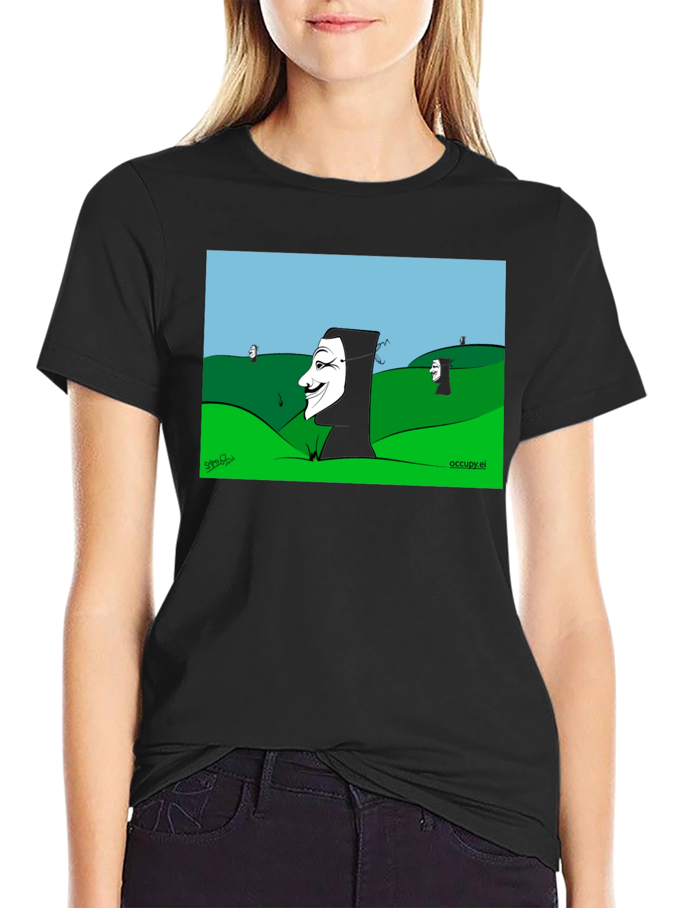 V for Vendetta Cartoon T-Shirt