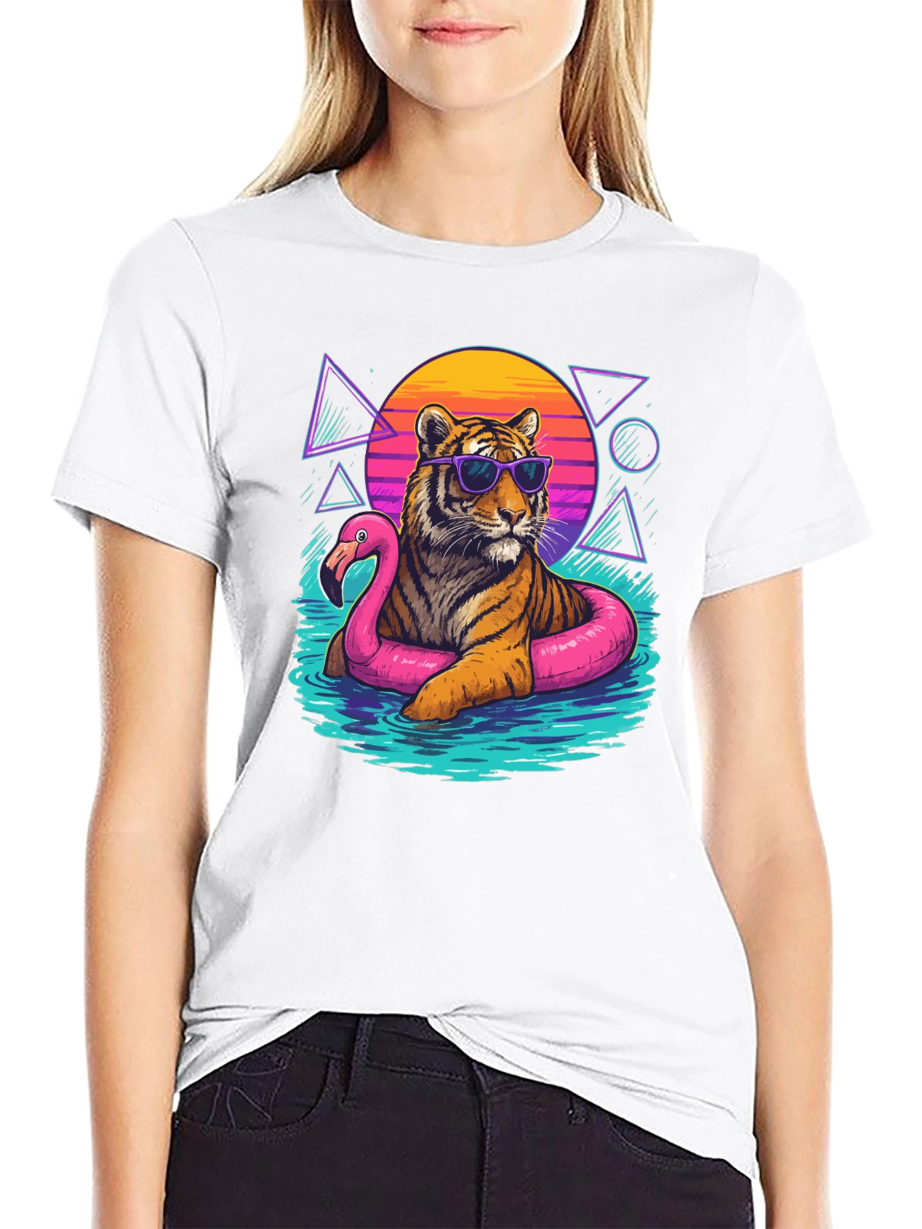 Cool Tiger in Sunglasses Graphic Tee