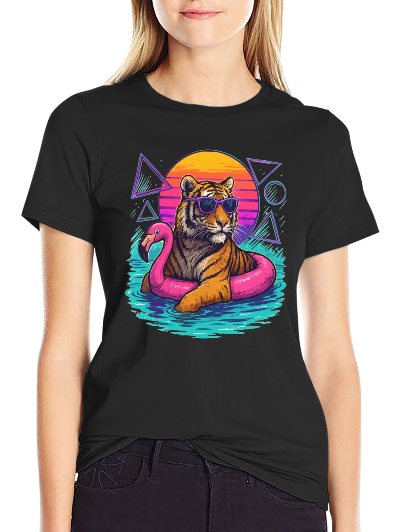 Cool Tiger in Sunglasses Graphic Tee