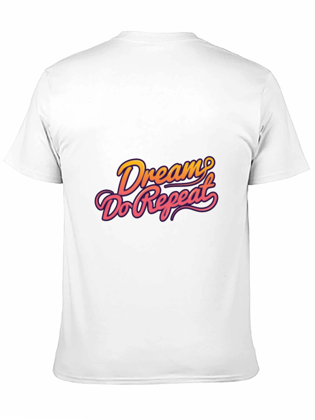 Dream Do Repeat Graphic Tee - Black Casual Shirt