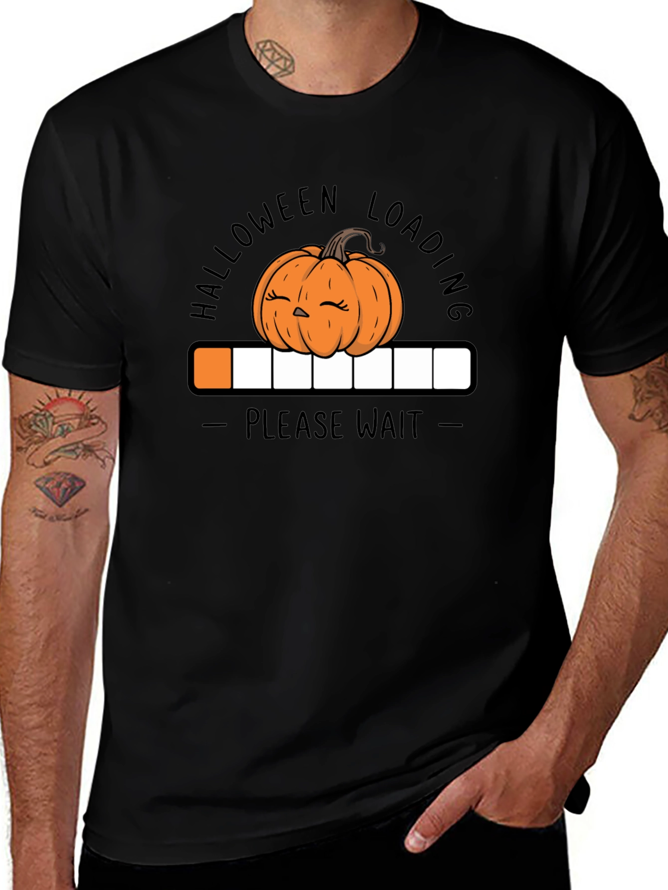 Halloween Loading Pumpkin T-Shirt
