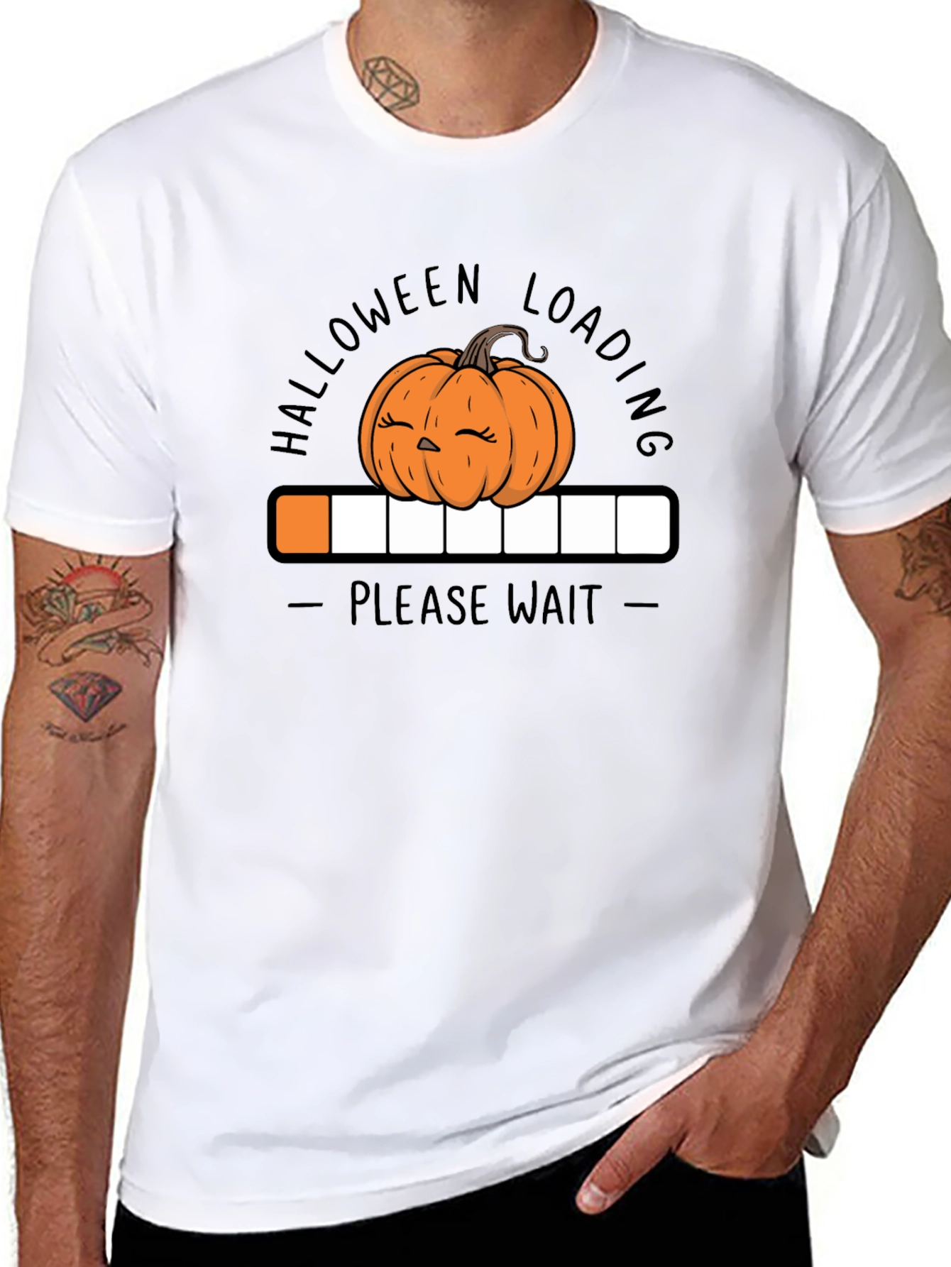 Halloween Loading Pumpkin T-Shirt