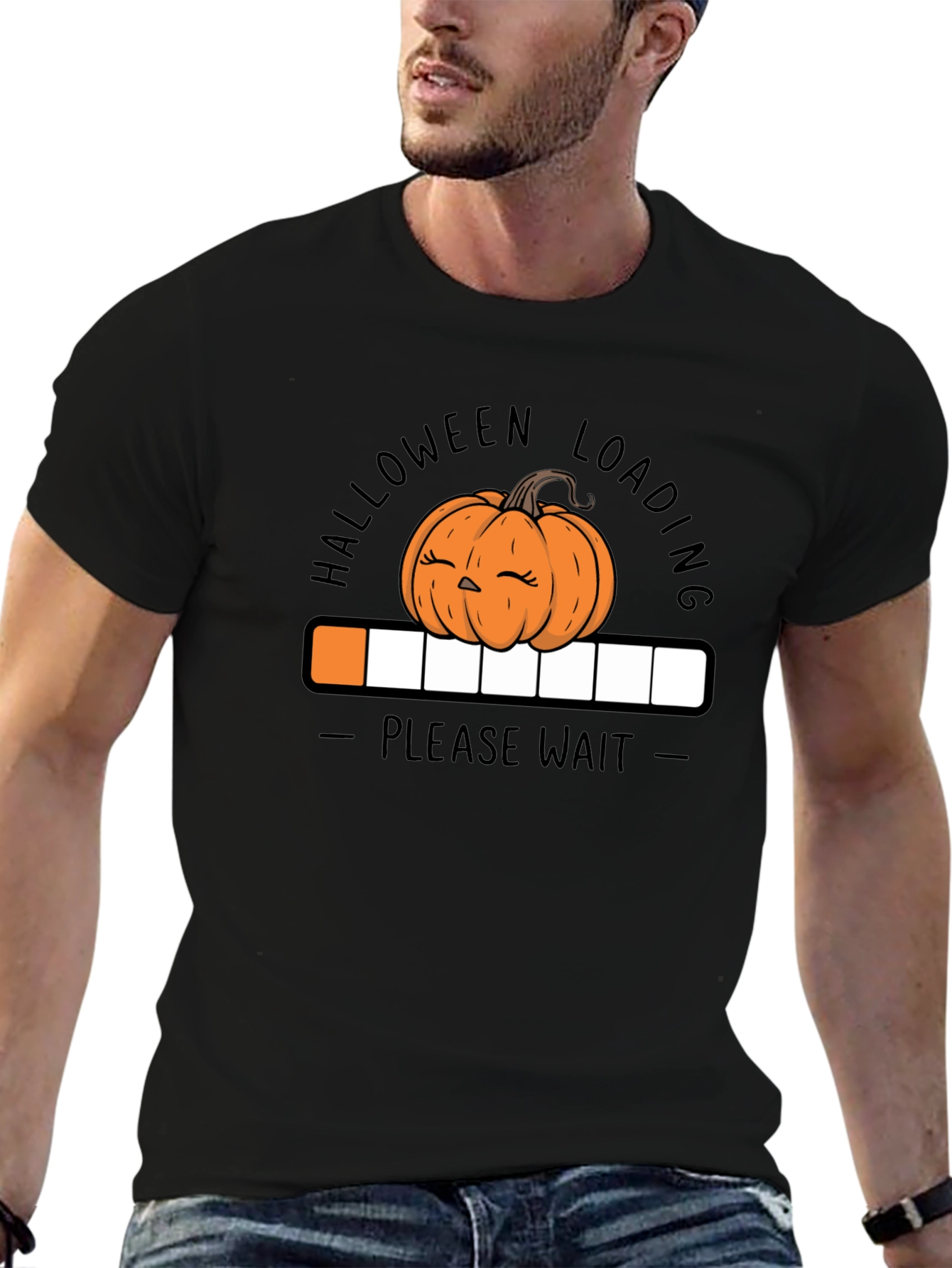 Halloween Loading Pumpkin T-Shirt